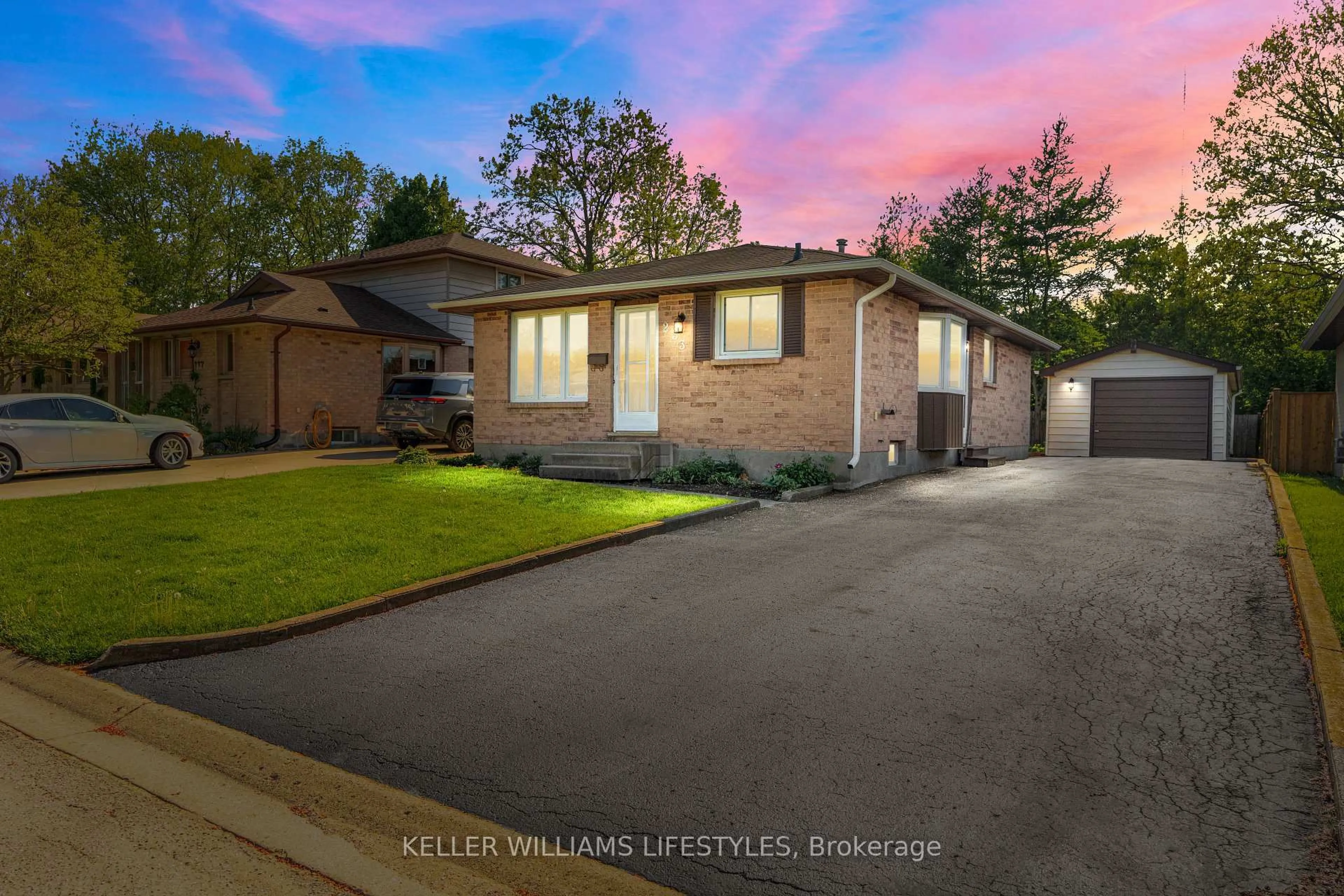 Home with brick exterior material, street for 233 Rembrandt Pl, London South Ontario N6C 5G9