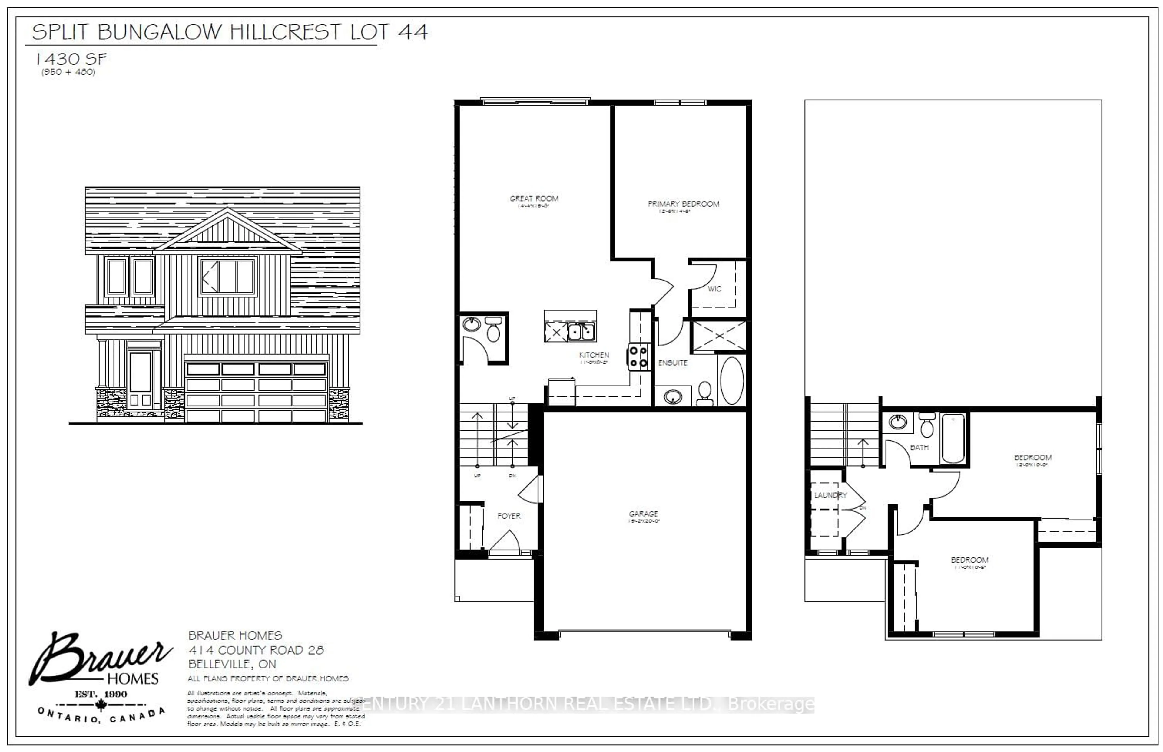 Floor plan for 58 Summit Cres, Belleville Ontario K8N 2X2