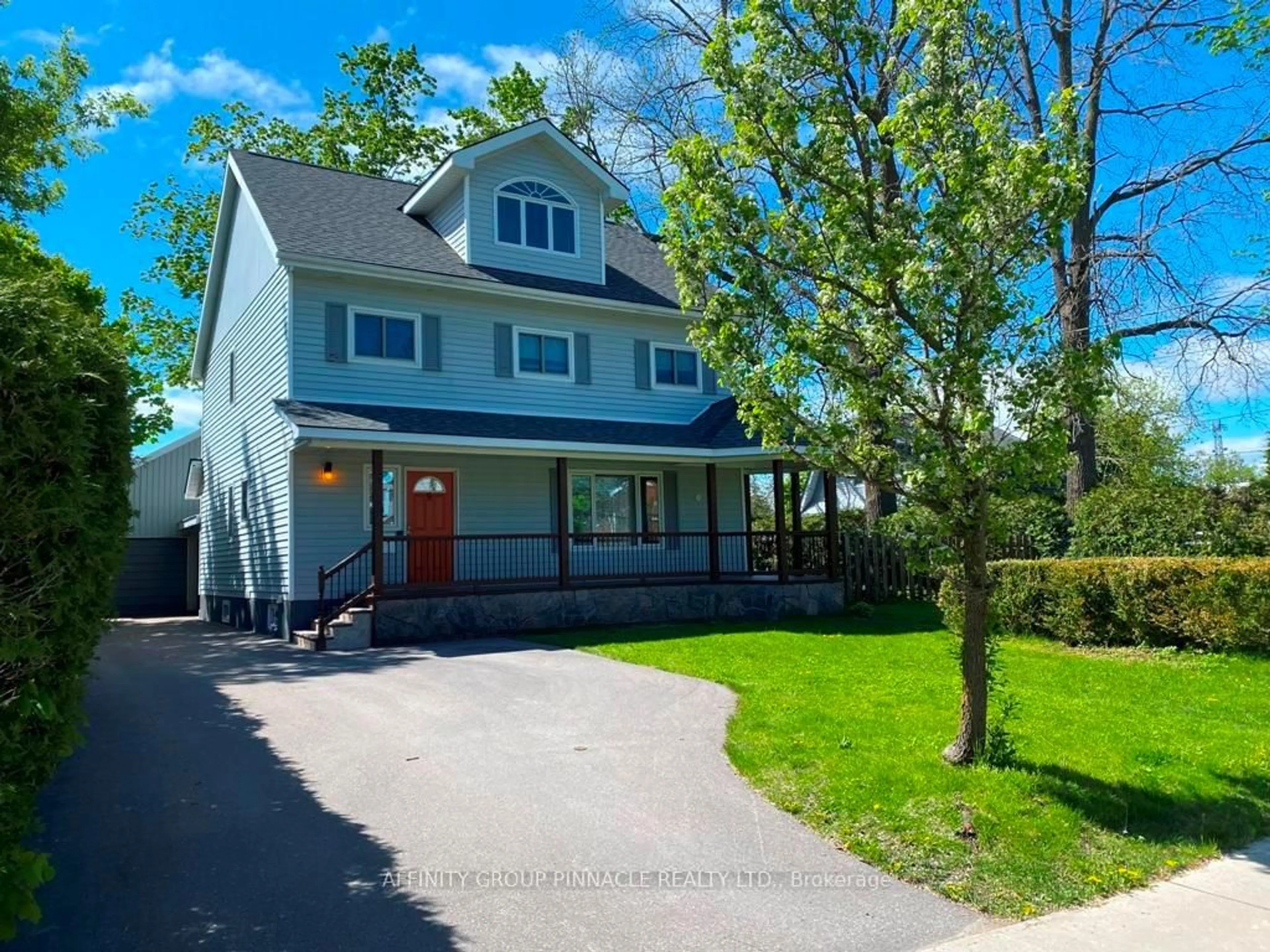 Home with vinyl exterior material, street for 9 George St, Kawartha Lakes Ontario K9V 1W2
