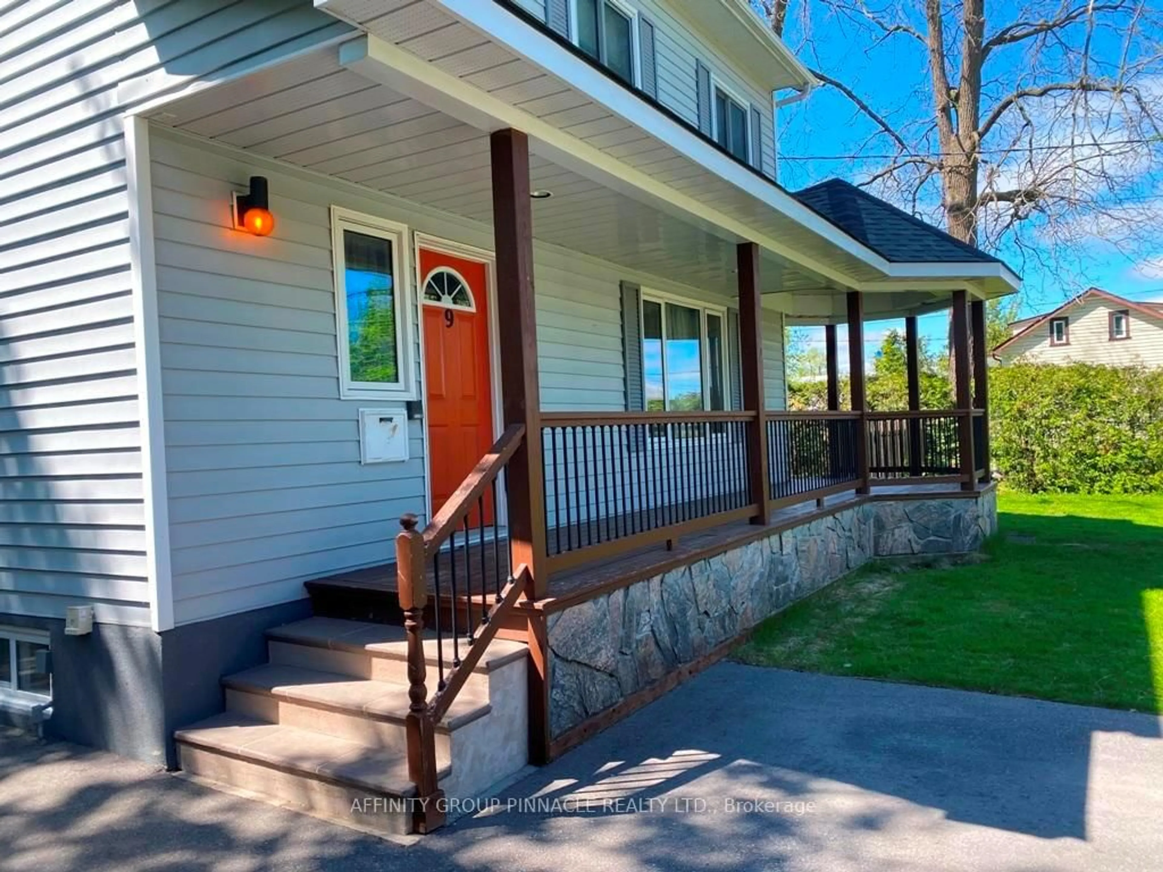 Home with vinyl exterior material, street for 9 George St, Kawartha Lakes Ontario K9V 1W2