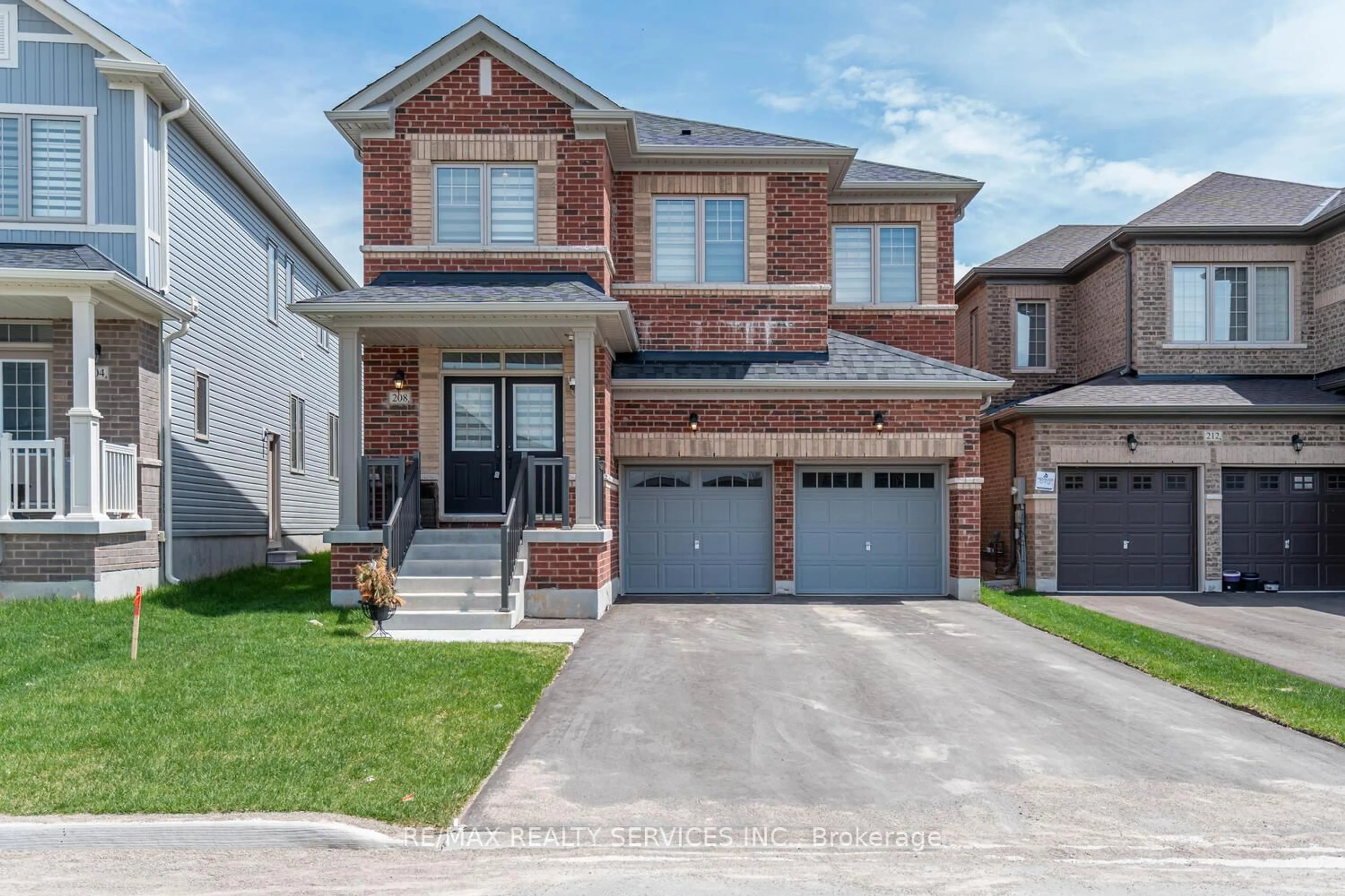 Home with brick exterior material, street for 208 Limestone Lane, Shelburne Ontario L9V 3Y3