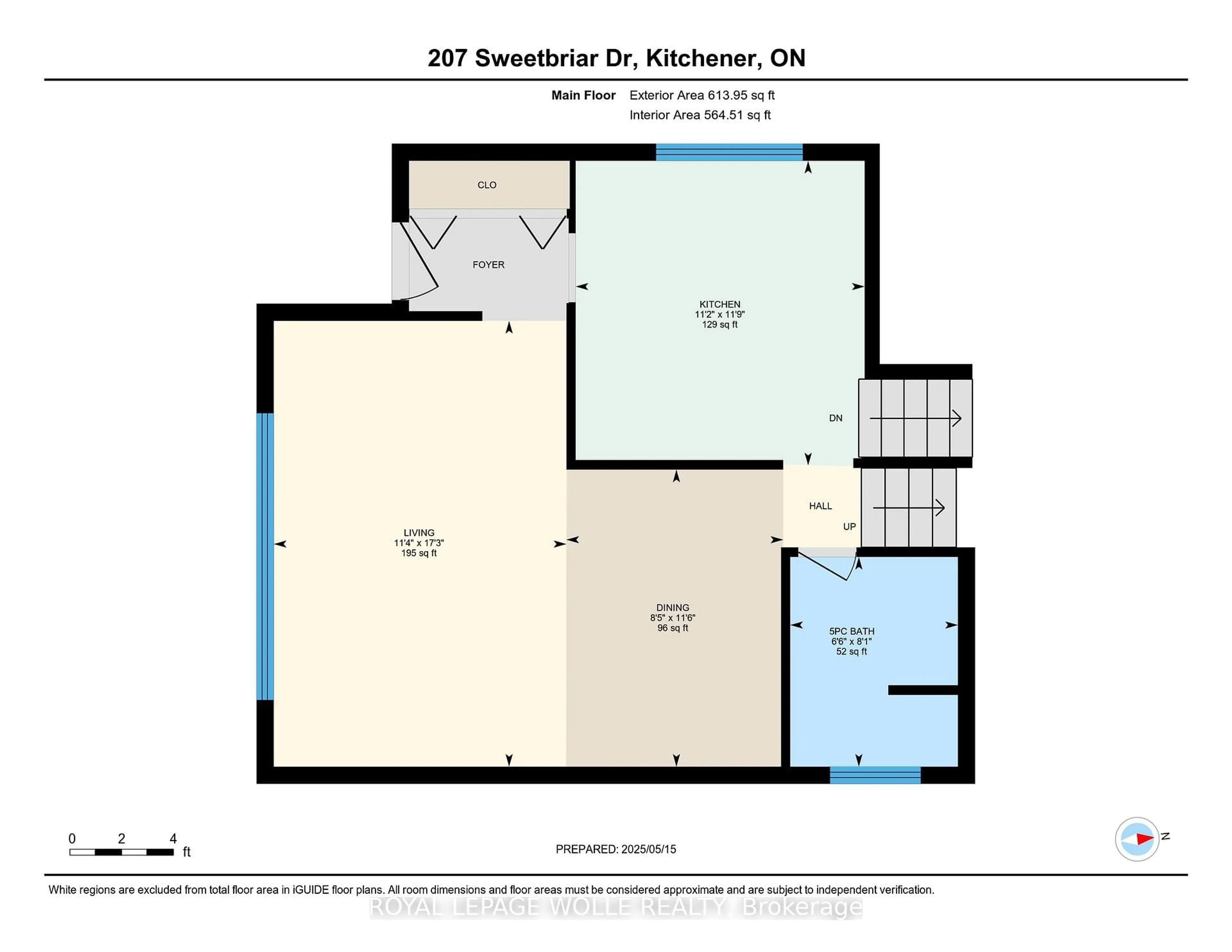 Floor plan for 207 Sweetbriar Dr, Kitchener Ontario N2M 4S9
