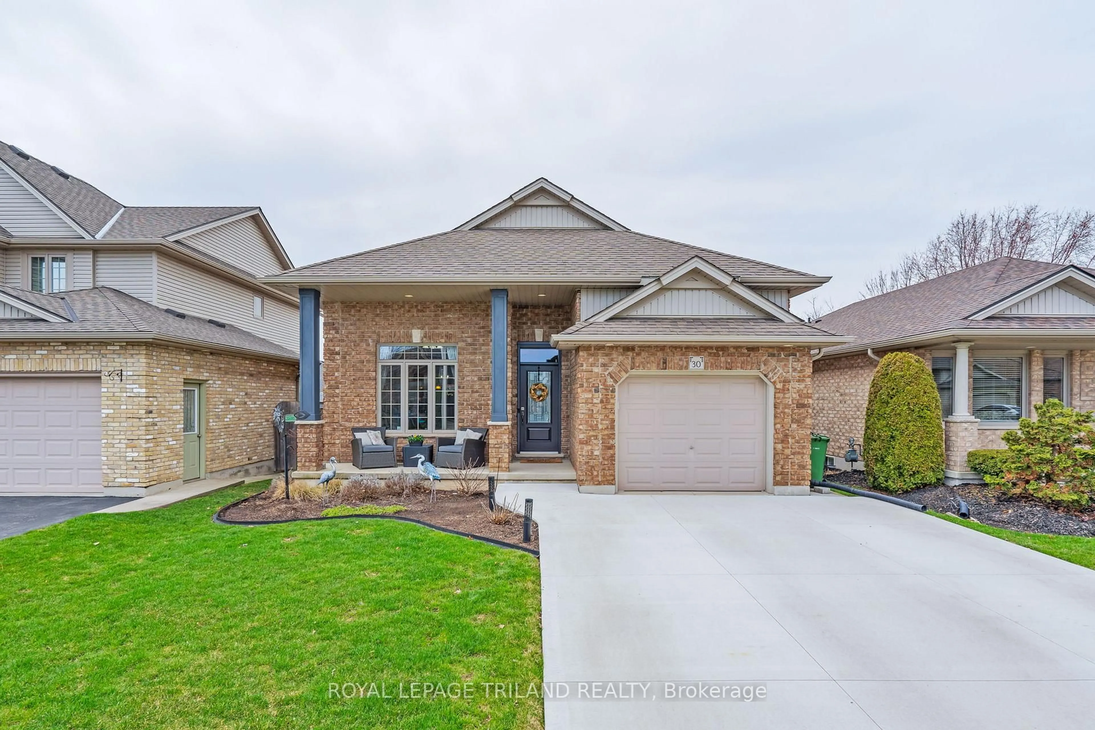 Home with brick exterior material, street for 30 Hagerman Cres, St. Thomas Ontario N5R 6K2
