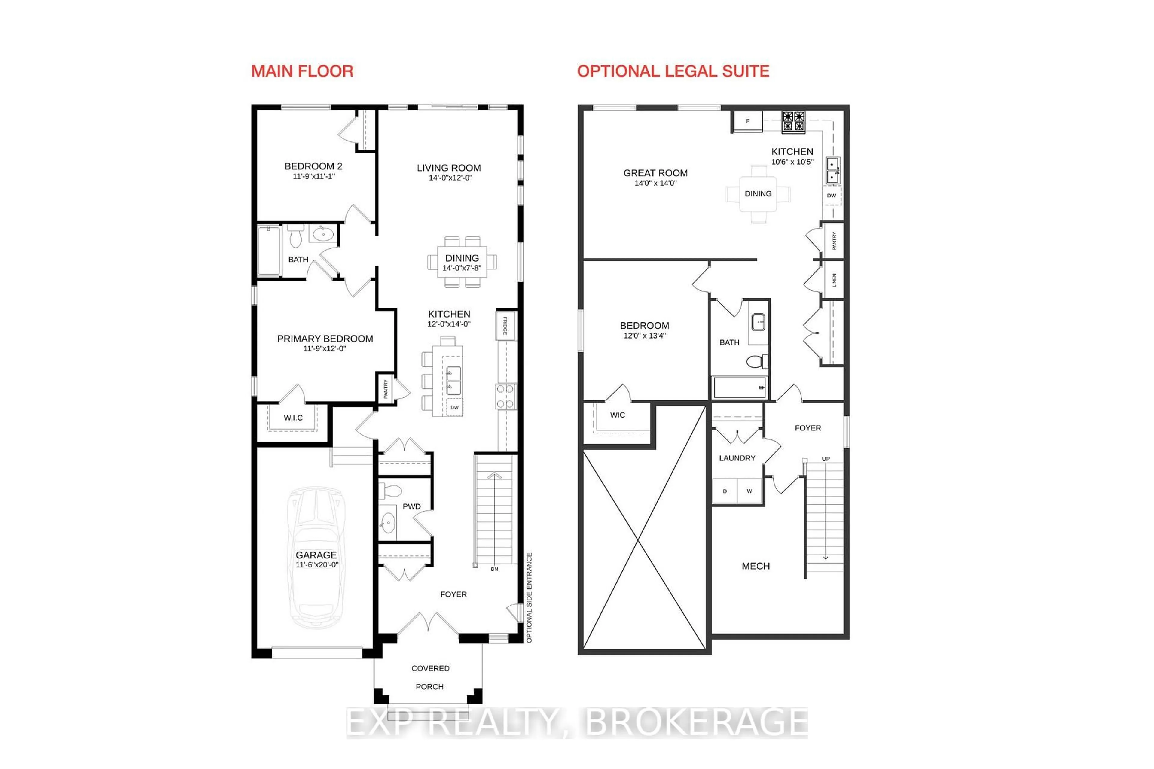 Floor plan for 15 KILIMANJARO Dr, Loyalist Ontario K7N 0C5