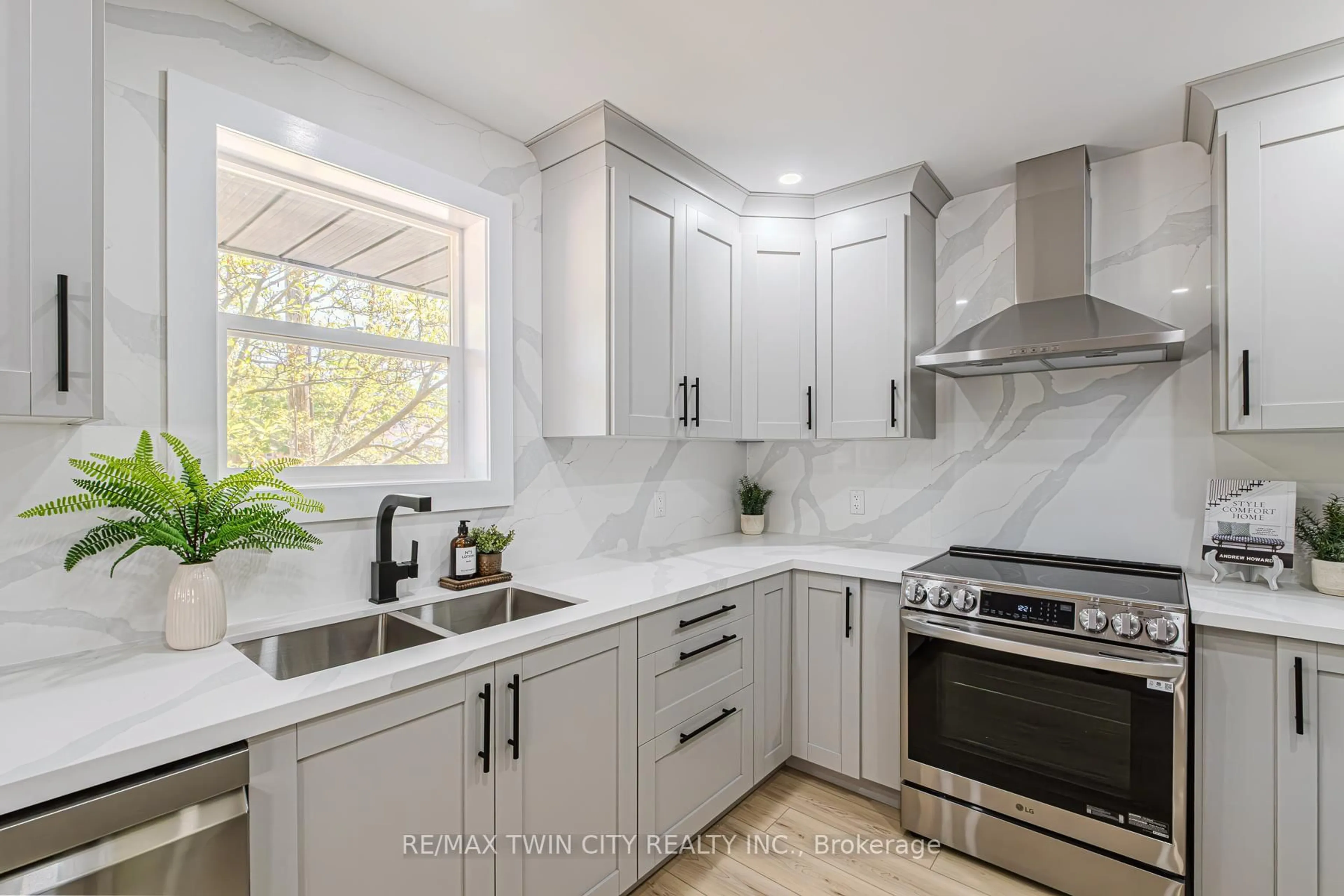 Contemporary kitchen, ceramic/tile floor for 177 Ontario St, Brantford Ontario N3S 2C7
