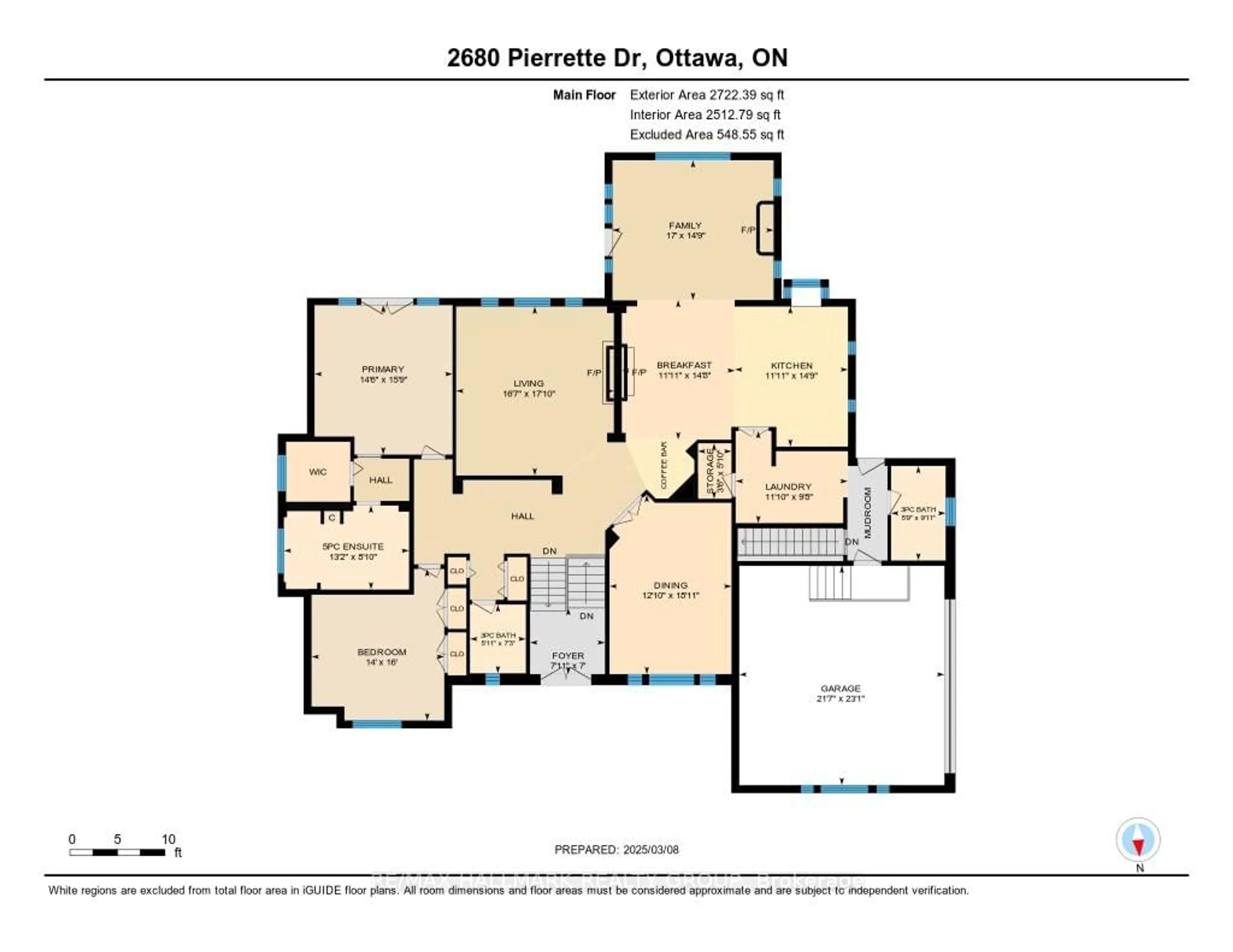 Floor plan for 2680 Pierrette Dr, Cumberland Ontario K4C 1B6