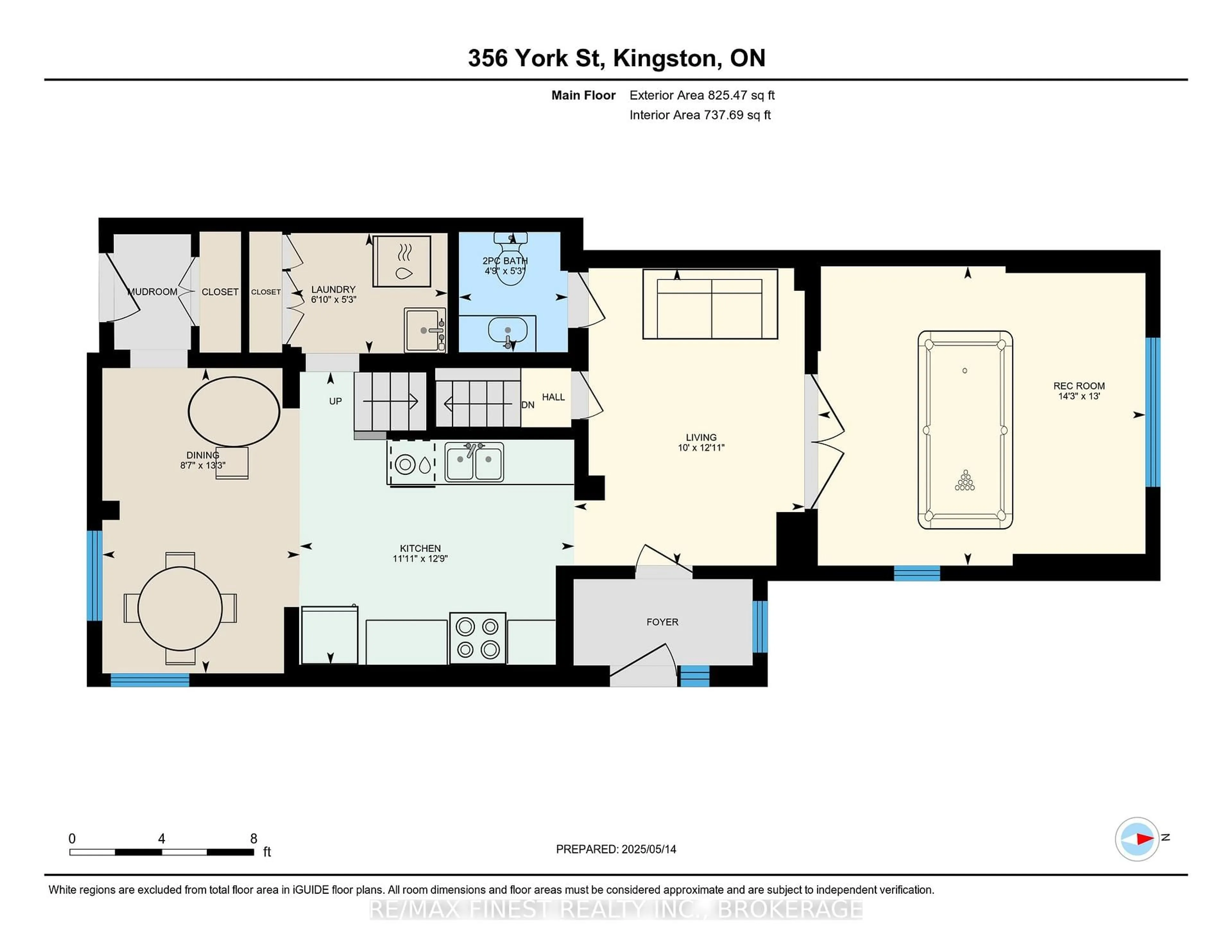 Floor plan for 356 York St, Kingston Ontario K7K 1R9