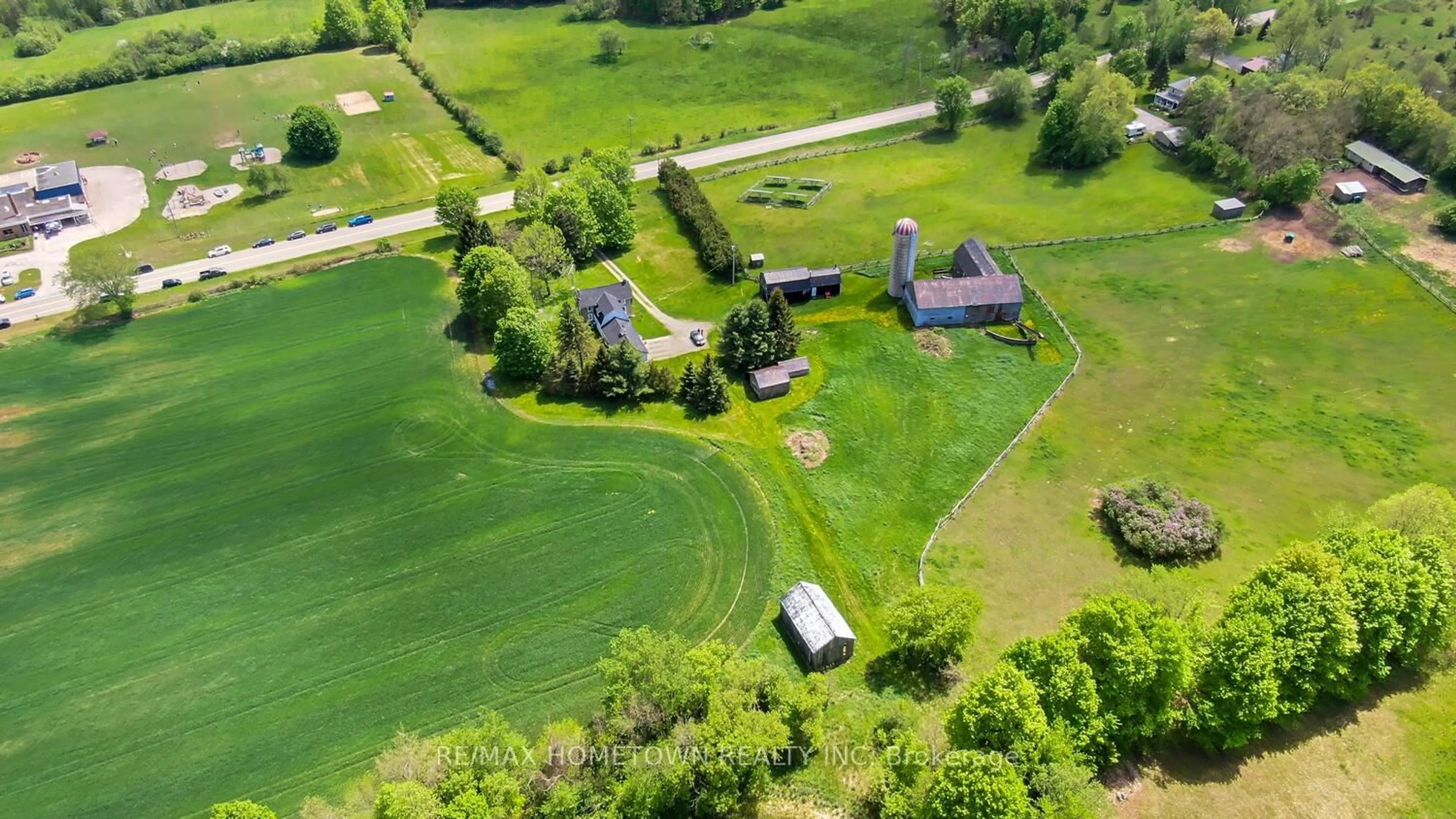 A pic from outside/outdoor area/front of a property/back of a property/a pic from drone, building for 7460 County Road 28 Rd, Elizabethtown-Kitley Ontario K0E 1A0