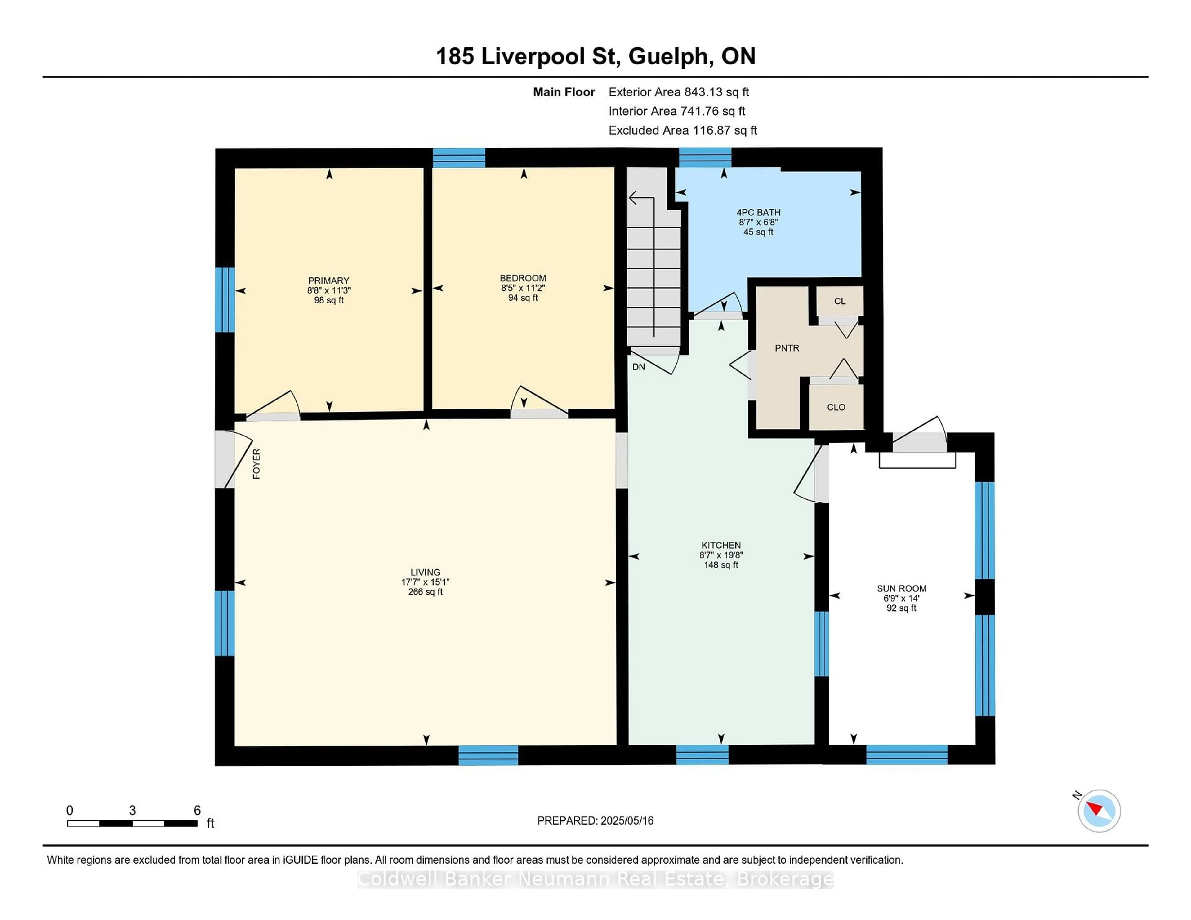 Floor plan for 185 Liverpool St, Guelph Ontario N1H 2L5