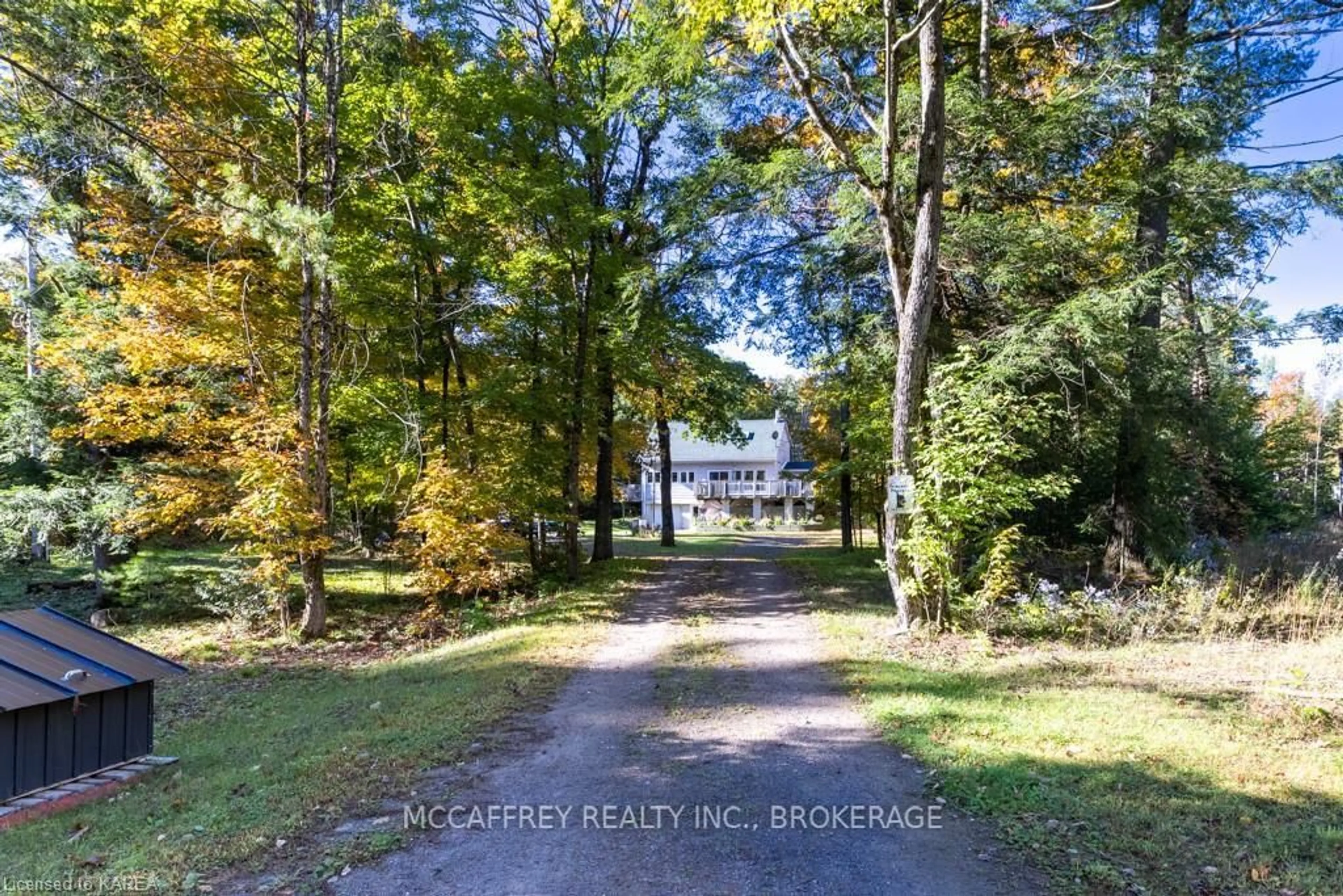 A pic from outside/outdoor area/front of a property/back of a property/a pic from drone, water/lake/river/ocean view for 26 SKOOTAMATTA LAKE Rd, Cloyne Ontario K0H 1K0
