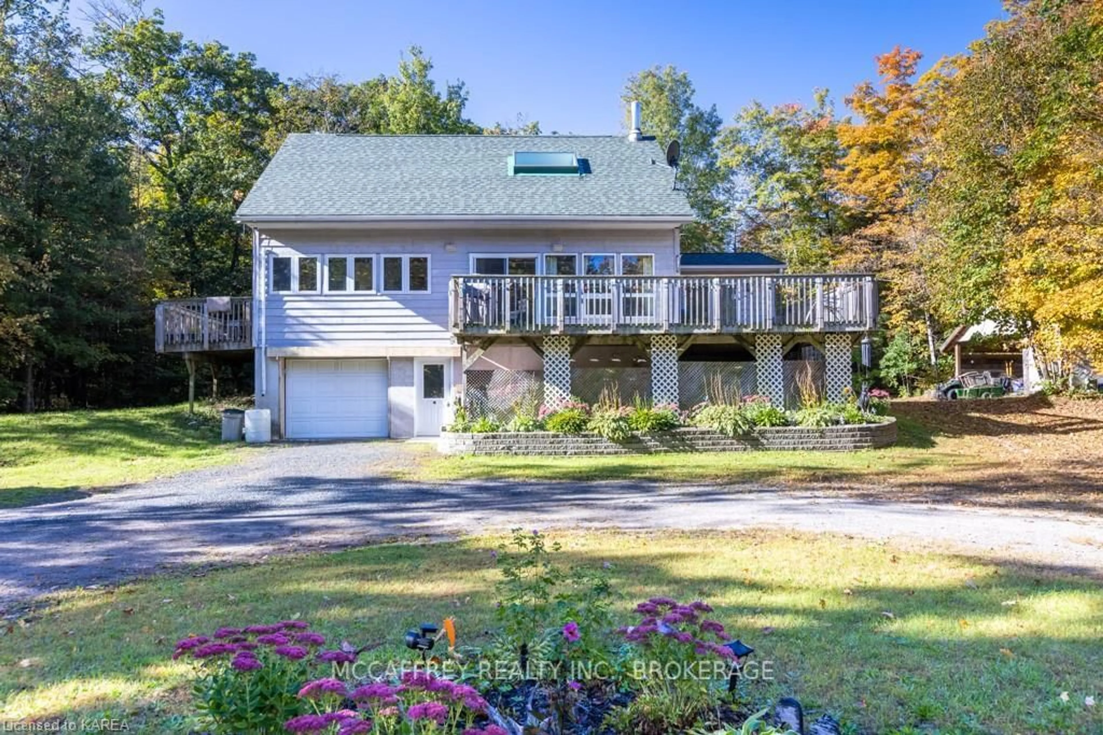 A pic from outside/outdoor area/front of a property/back of a property/a pic from drone, water/lake/river/ocean view for 26 SKOOTAMATTA LAKE Rd, Cloyne Ontario K0H 1K0