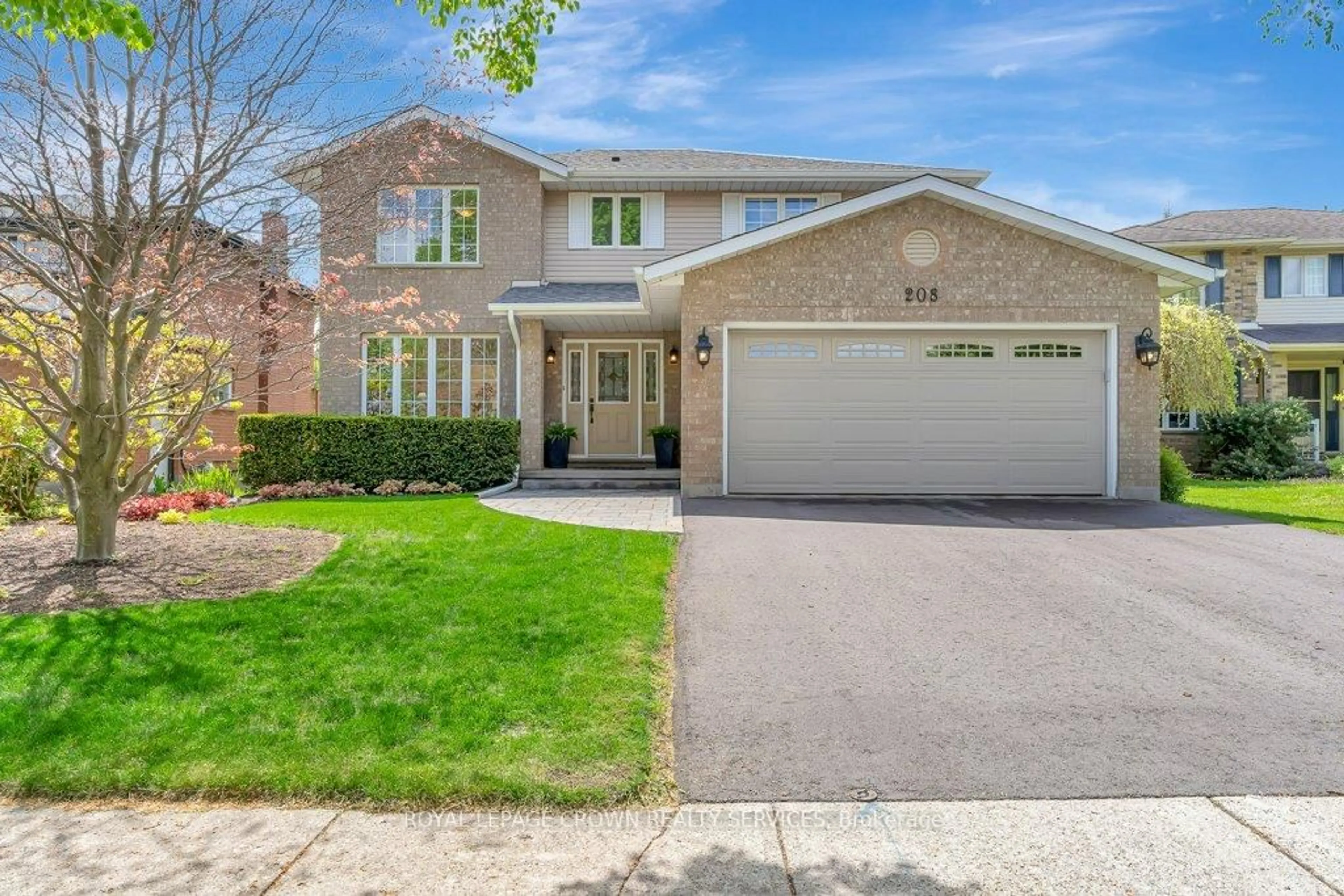 Home with brick exterior material, street for 208 Michener Cres, Kitchener Ontario N2A 3V7
