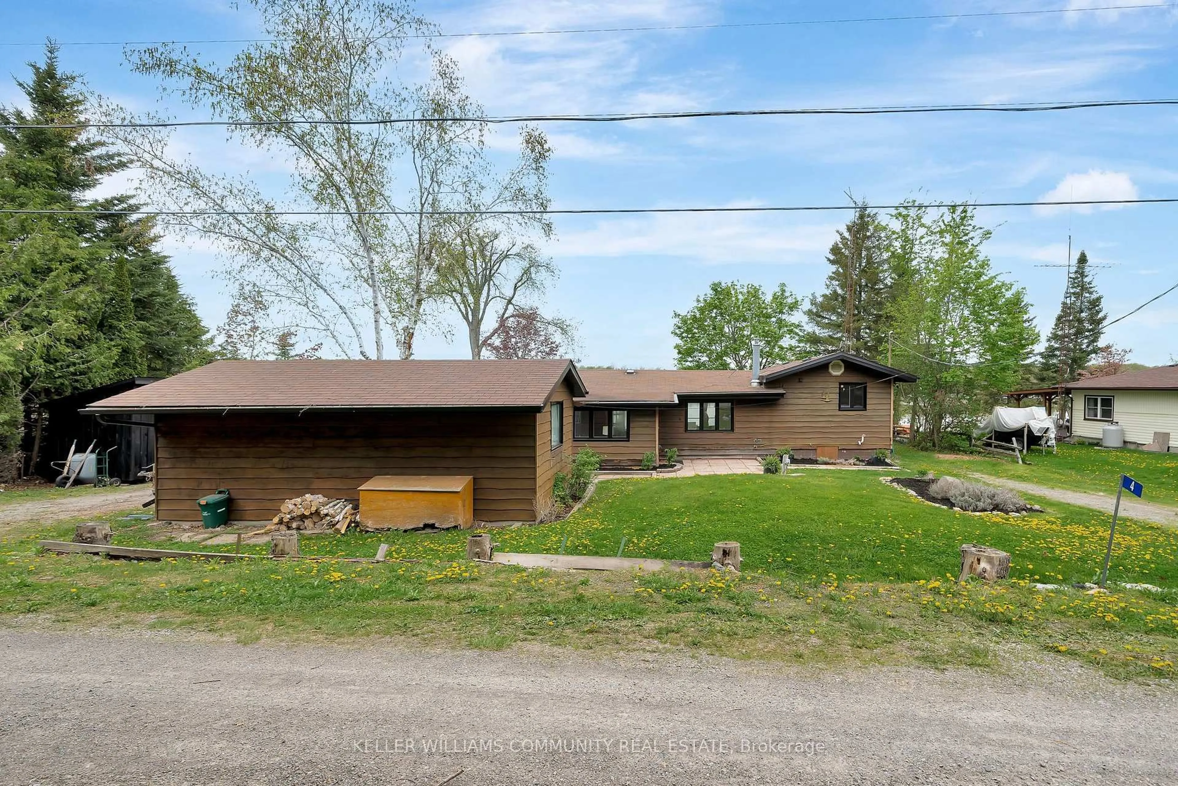 A pic from outside/outdoor area/front of a property/back of a property/a pic from drone, street for 4 Jackson Rd, Trent Hills Ontario K0L 1Y0