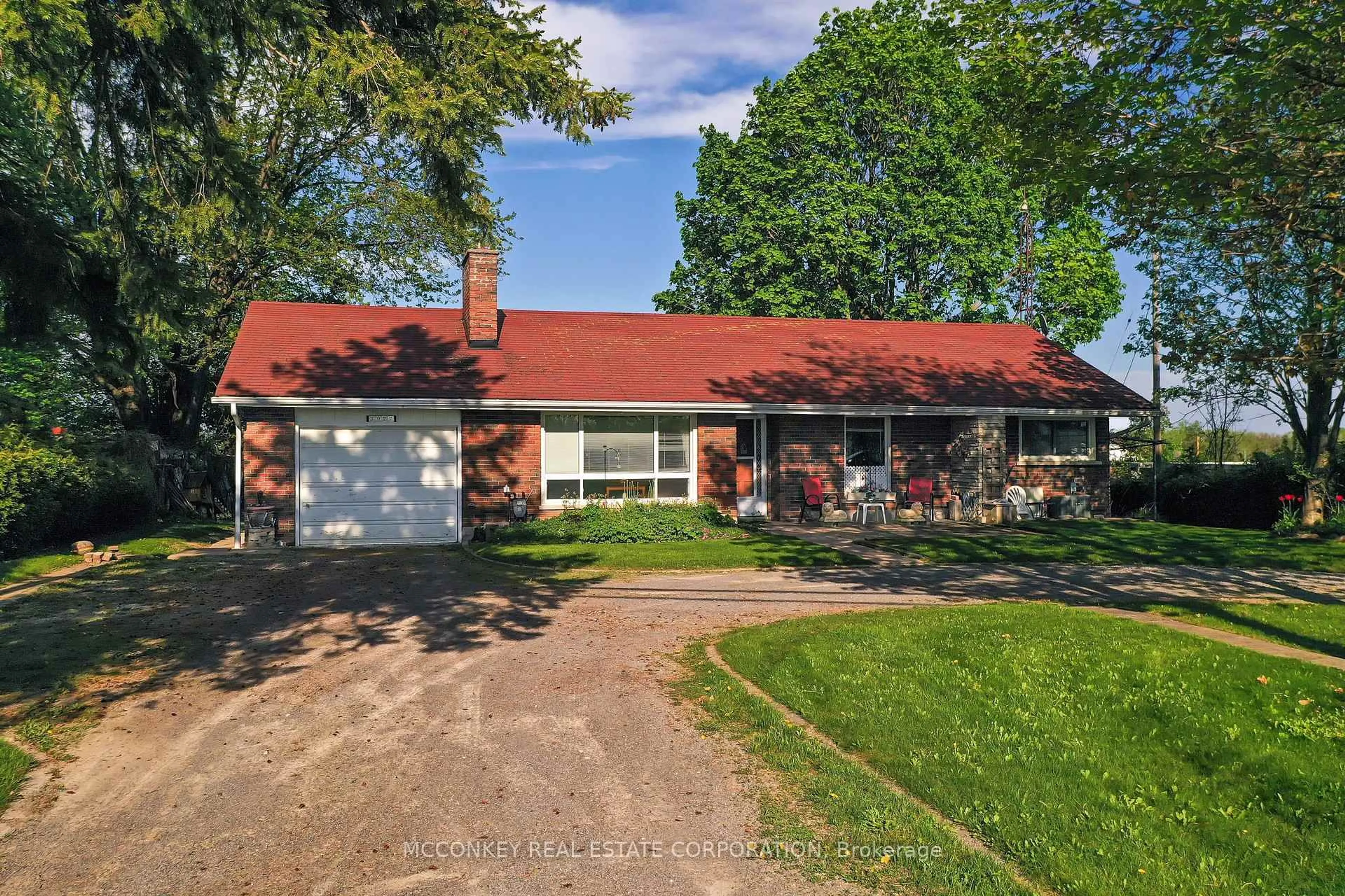 Home with brick exterior material, street for 3977 Wallace Point Rd, Otonabee-South Monaghan Ontario K9J 6Y3