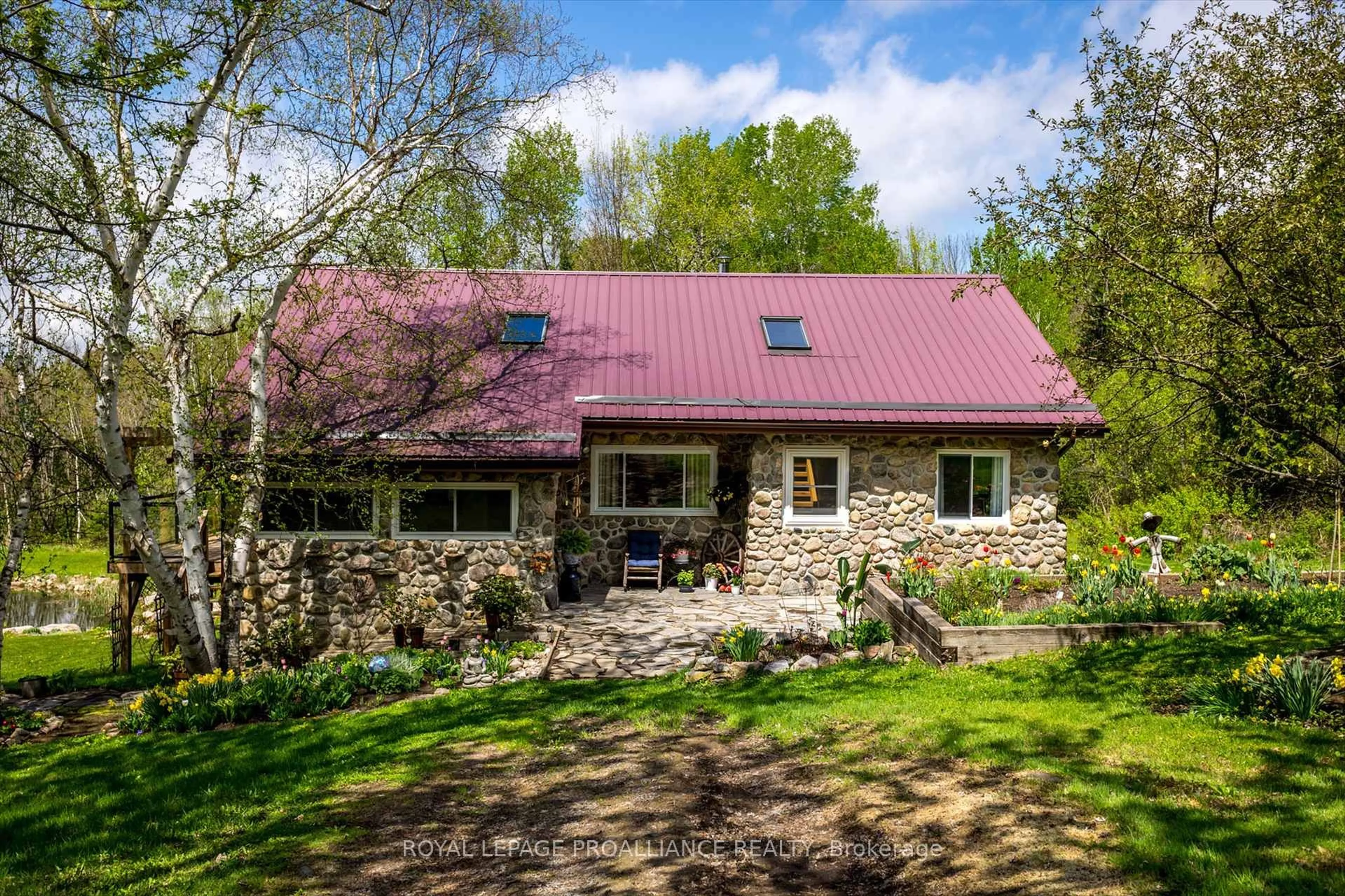 A pic from outside/outdoor area/front of a property/back of a property/a pic from drone, building for 36789 Highway 62 N/A, Combermere Ontario K0J 1L0