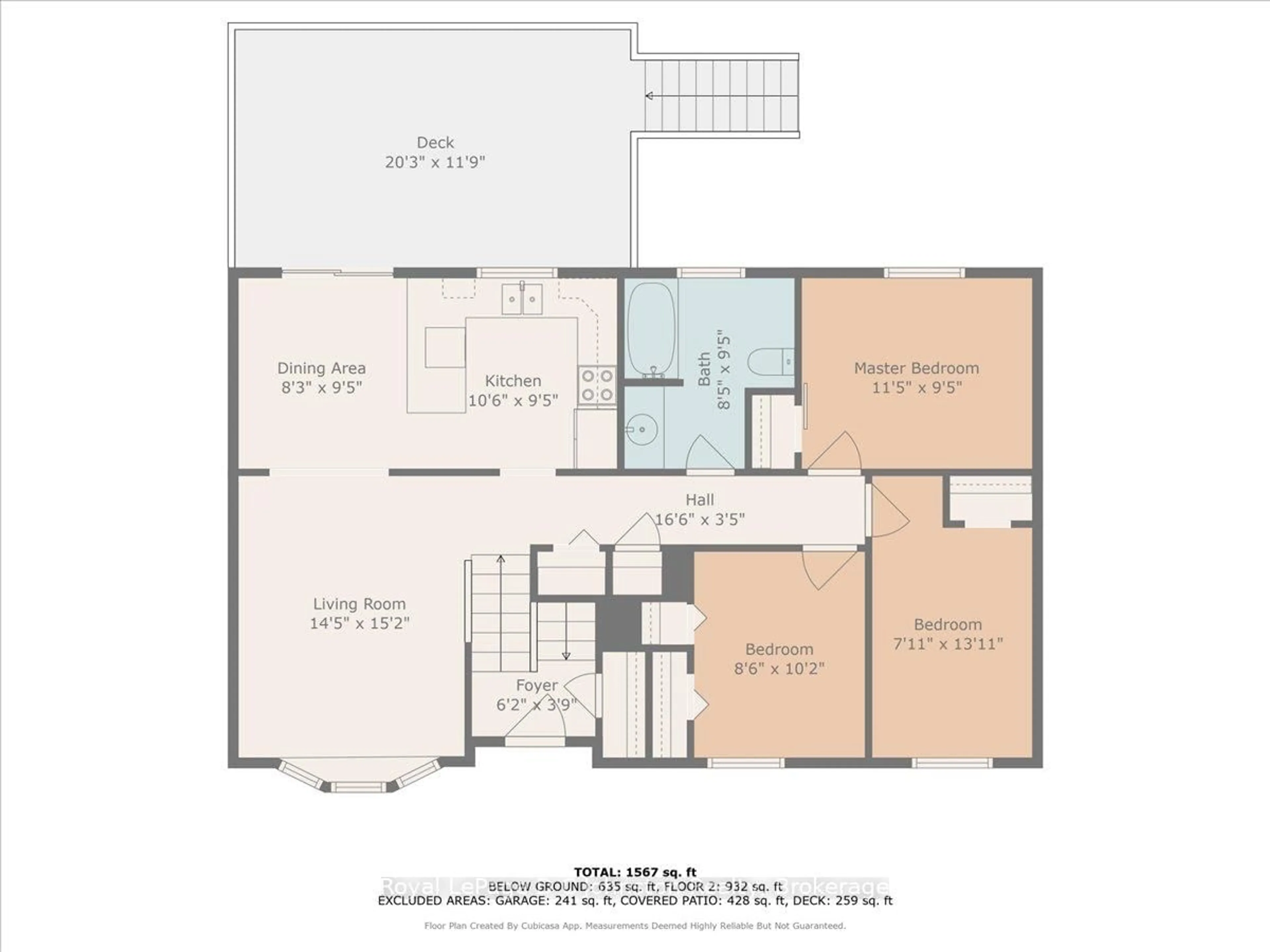 Floor plan for 812 Bradford St, Saugeen Shores Ontario N0H 2C4