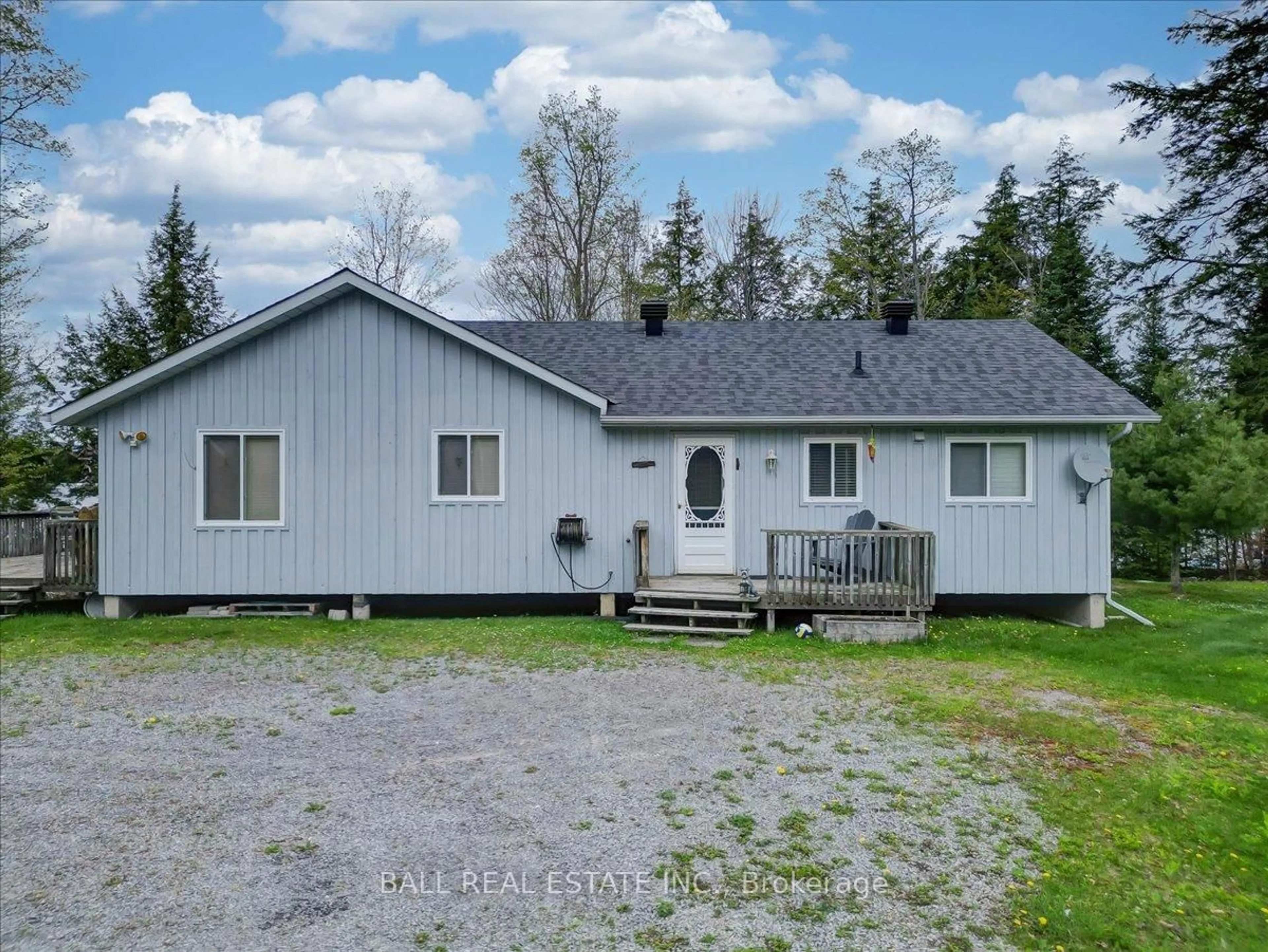 A pic from outside/outdoor area/front of a property/back of a property/a pic from drone, unknown for 305 Terry's Lane, Hastings Ontario K0L 1W0