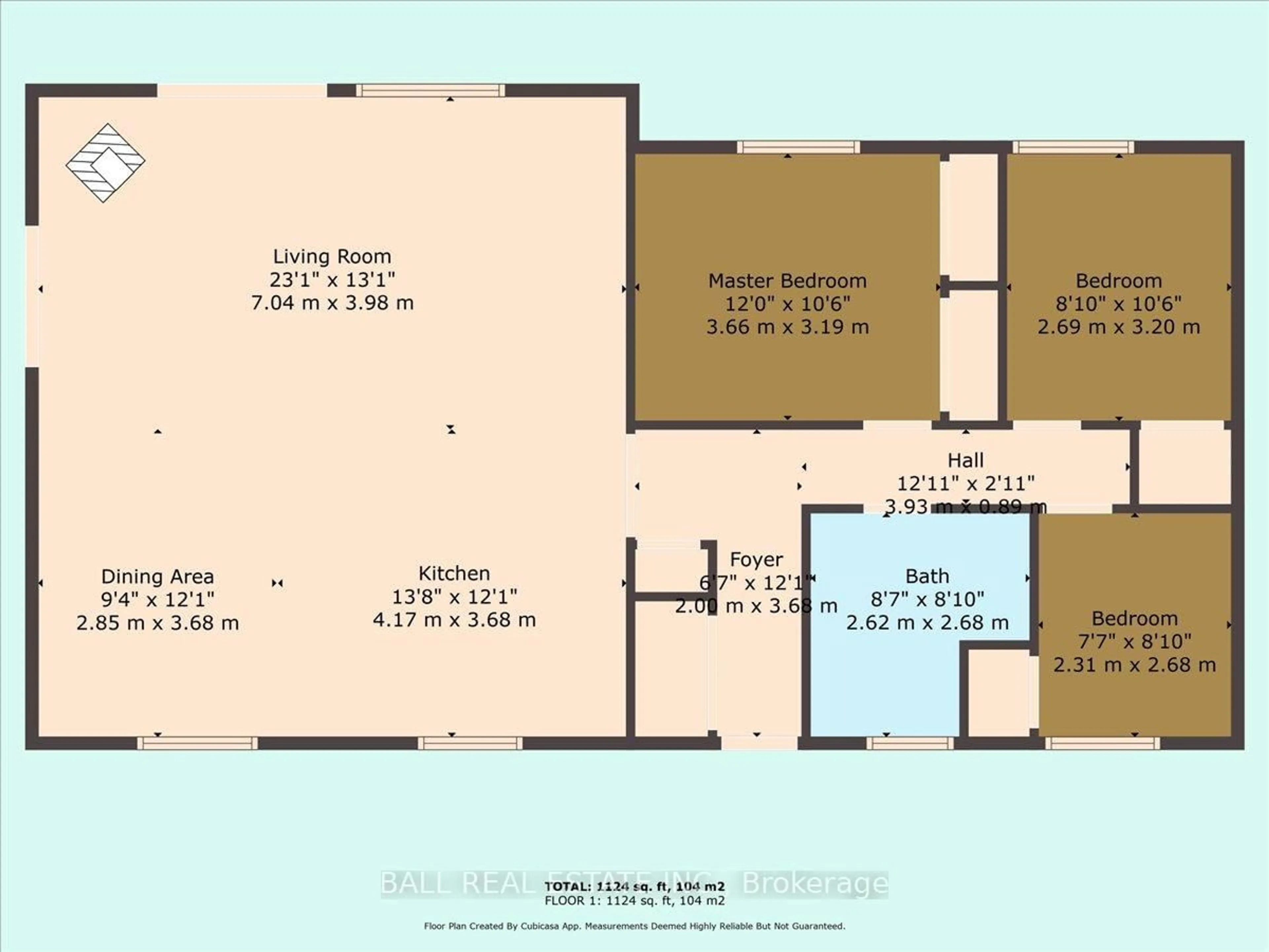 Floor plan for 305 Terry's Lane, Hastings Ontario K0L 1W0