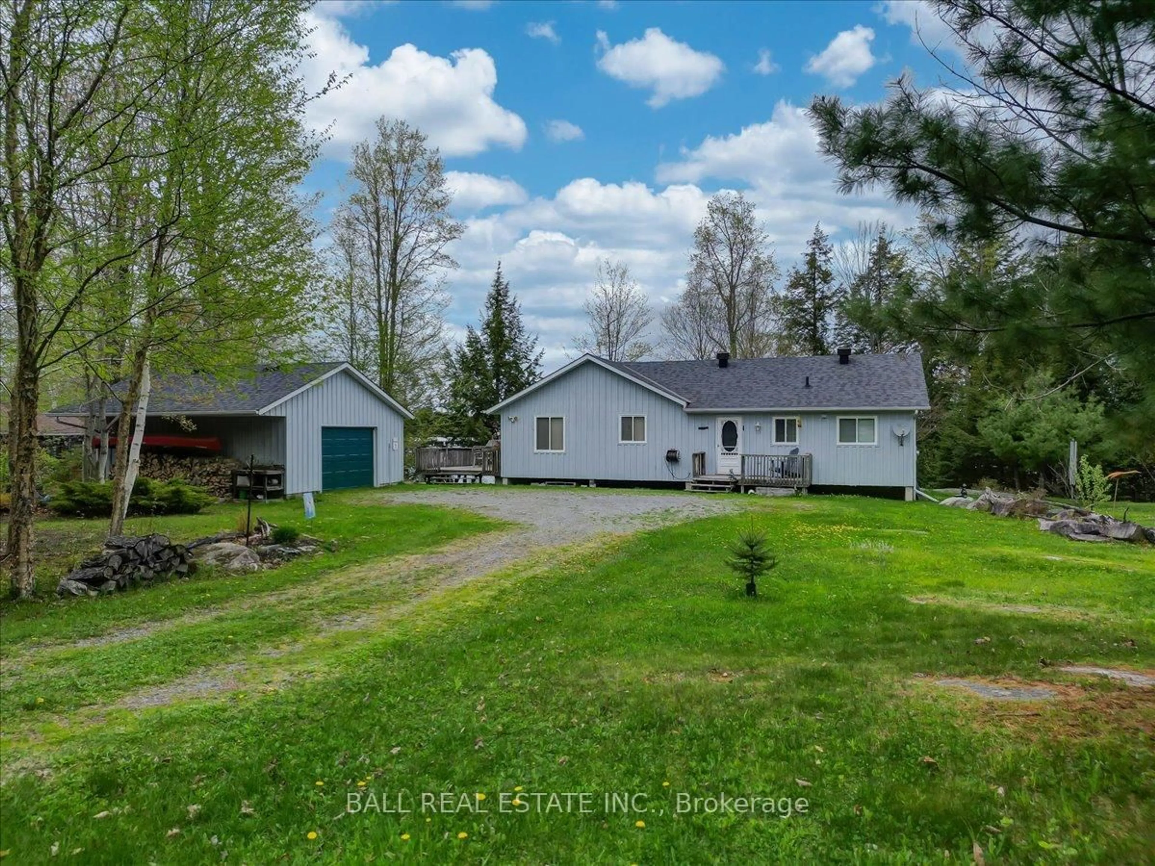 A pic from outside/outdoor area/front of a property/back of a property/a pic from drone, unknown for 305 Terry's Lane, Hastings Ontario K0L 1W0