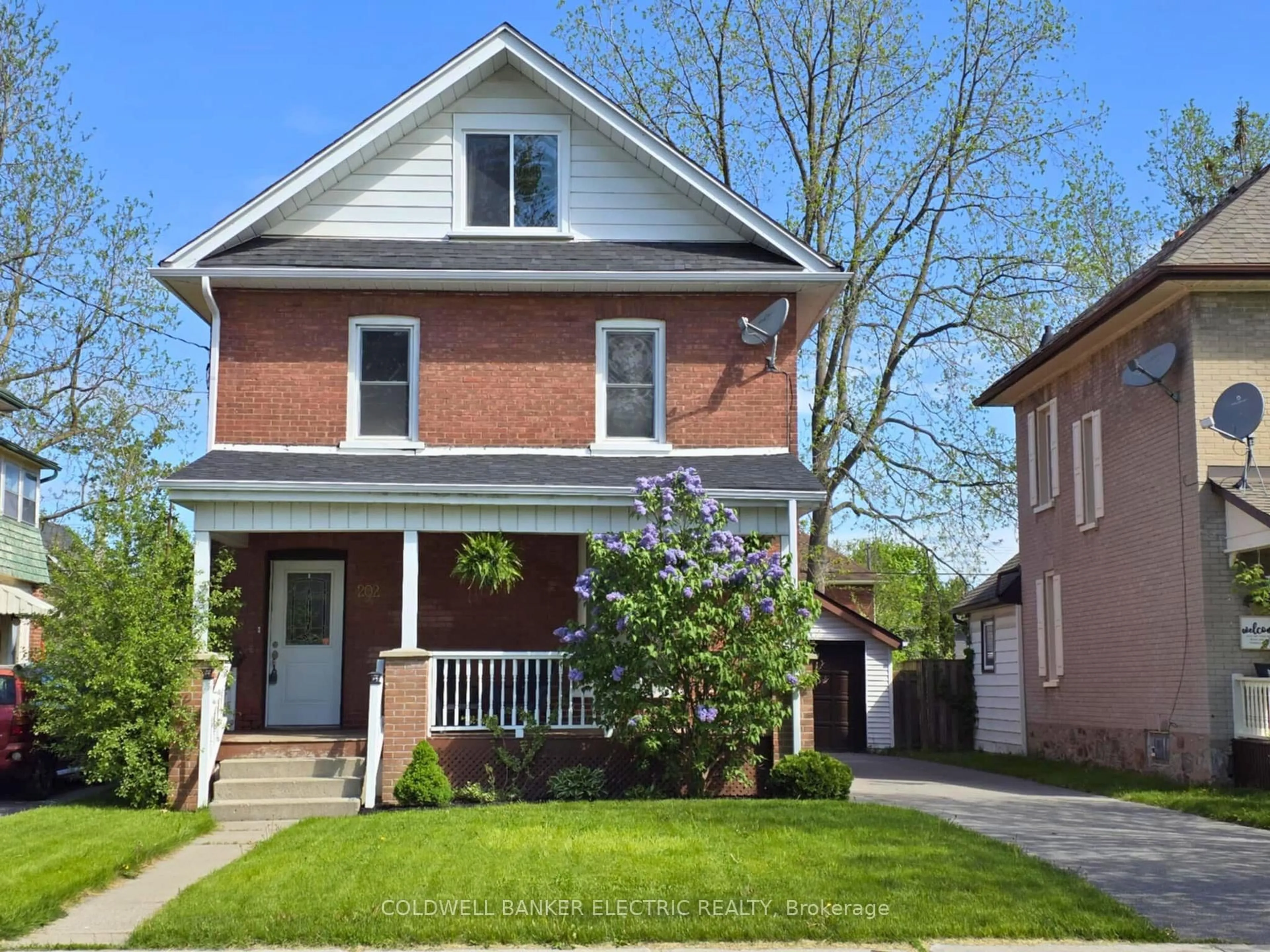 Home with brick exterior material, street for 202 Braidwood Ave, Peterborough South Ontario K9J 1V1