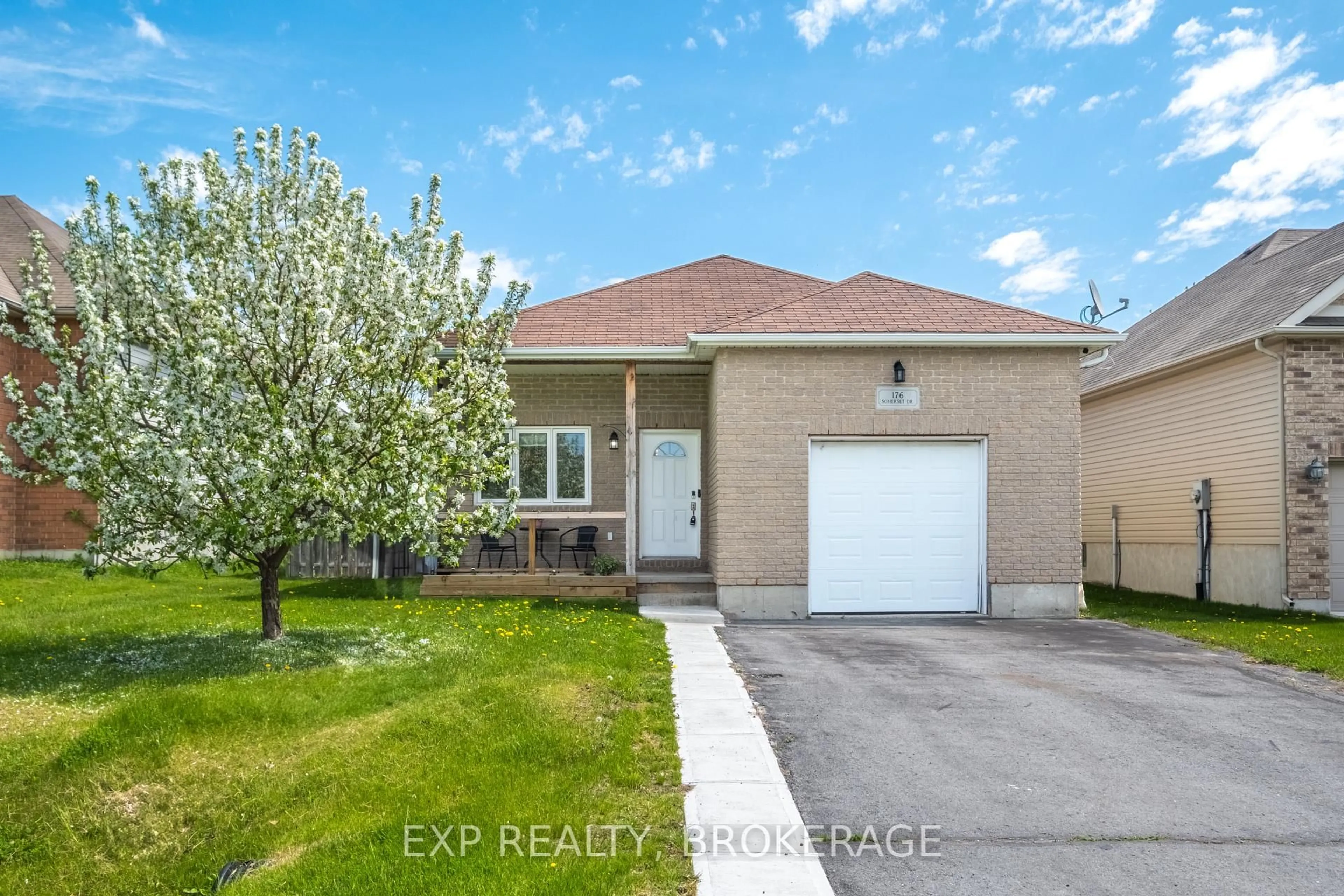 Home with brick exterior material, street for 176 Somerset Dr, Bath Ontario K0H 1G0