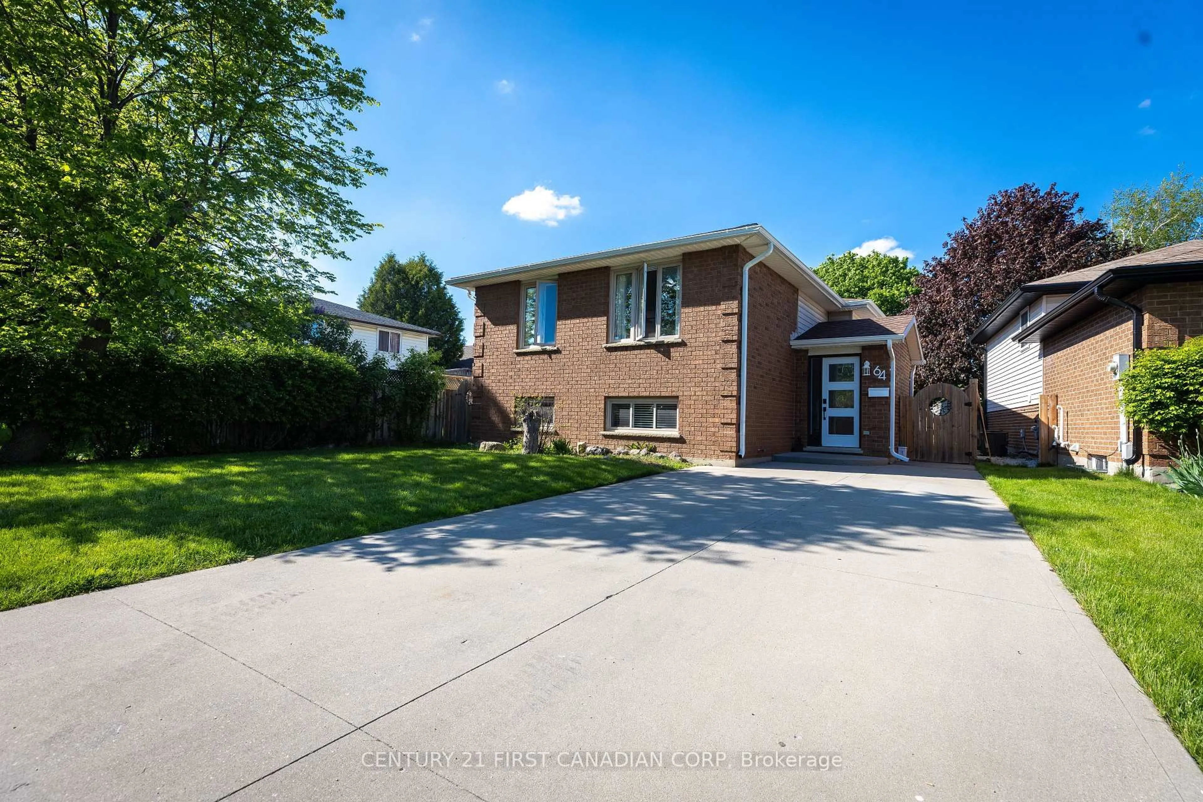 Home with brick exterior material, street for 64 Portsmouth Rd, London East Ontario N5V 4E2