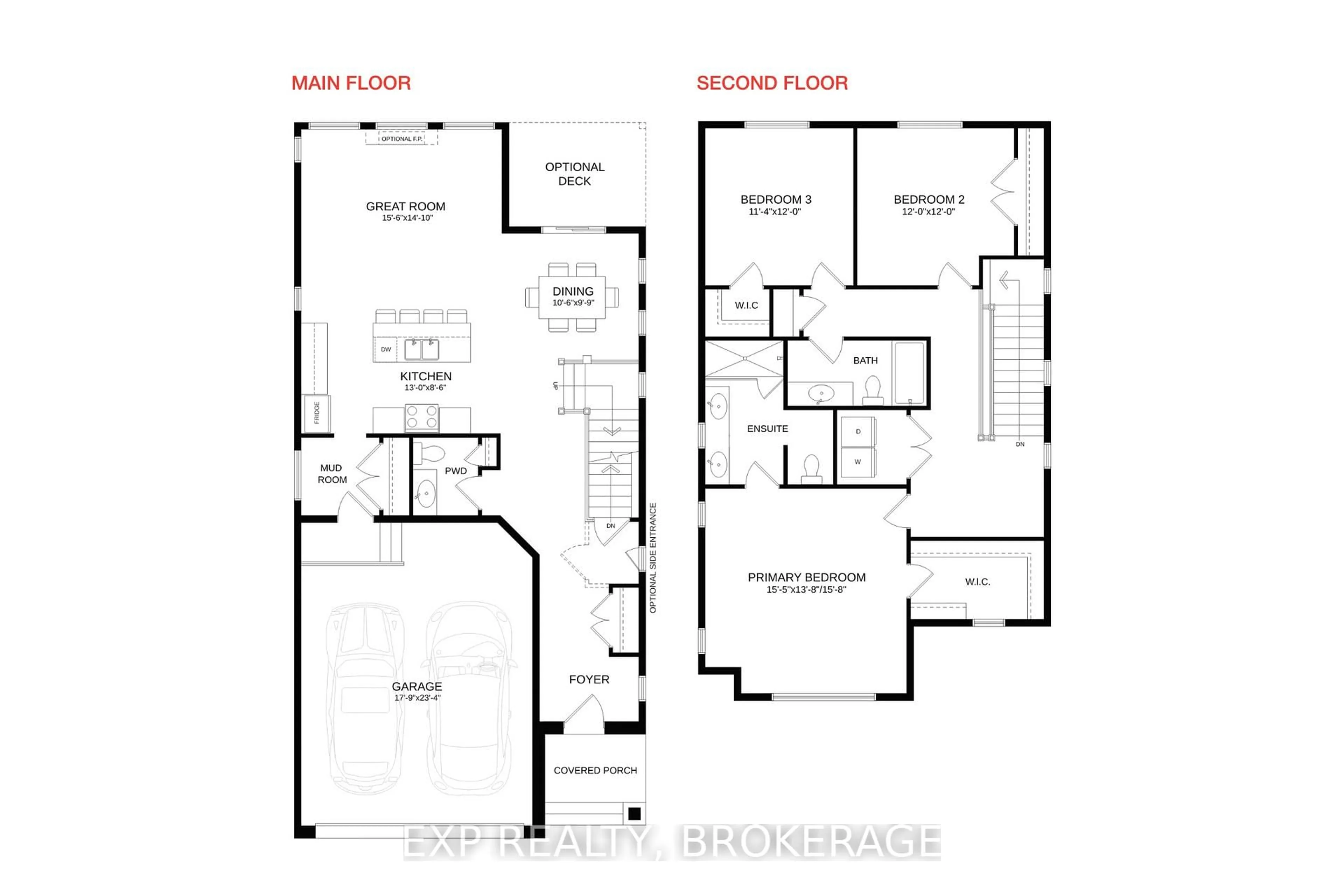 Floor plan for 23 WESTFIELD Dr, Loyalist Ontario K7N 1M9