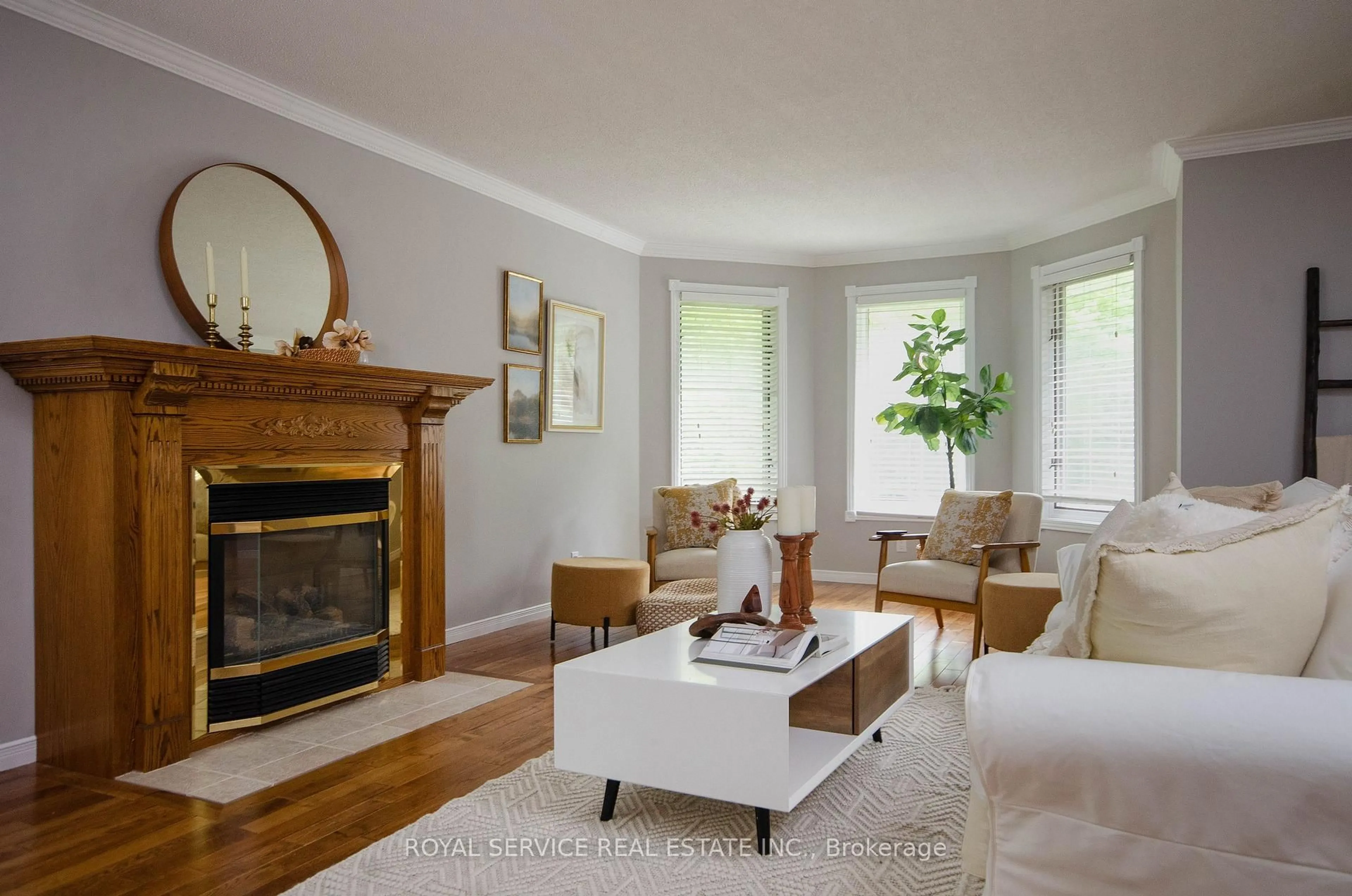 Living room with furniture, wood/laminate floor for 263 Lawson Rd, Brighton Ontario K0K 1H0