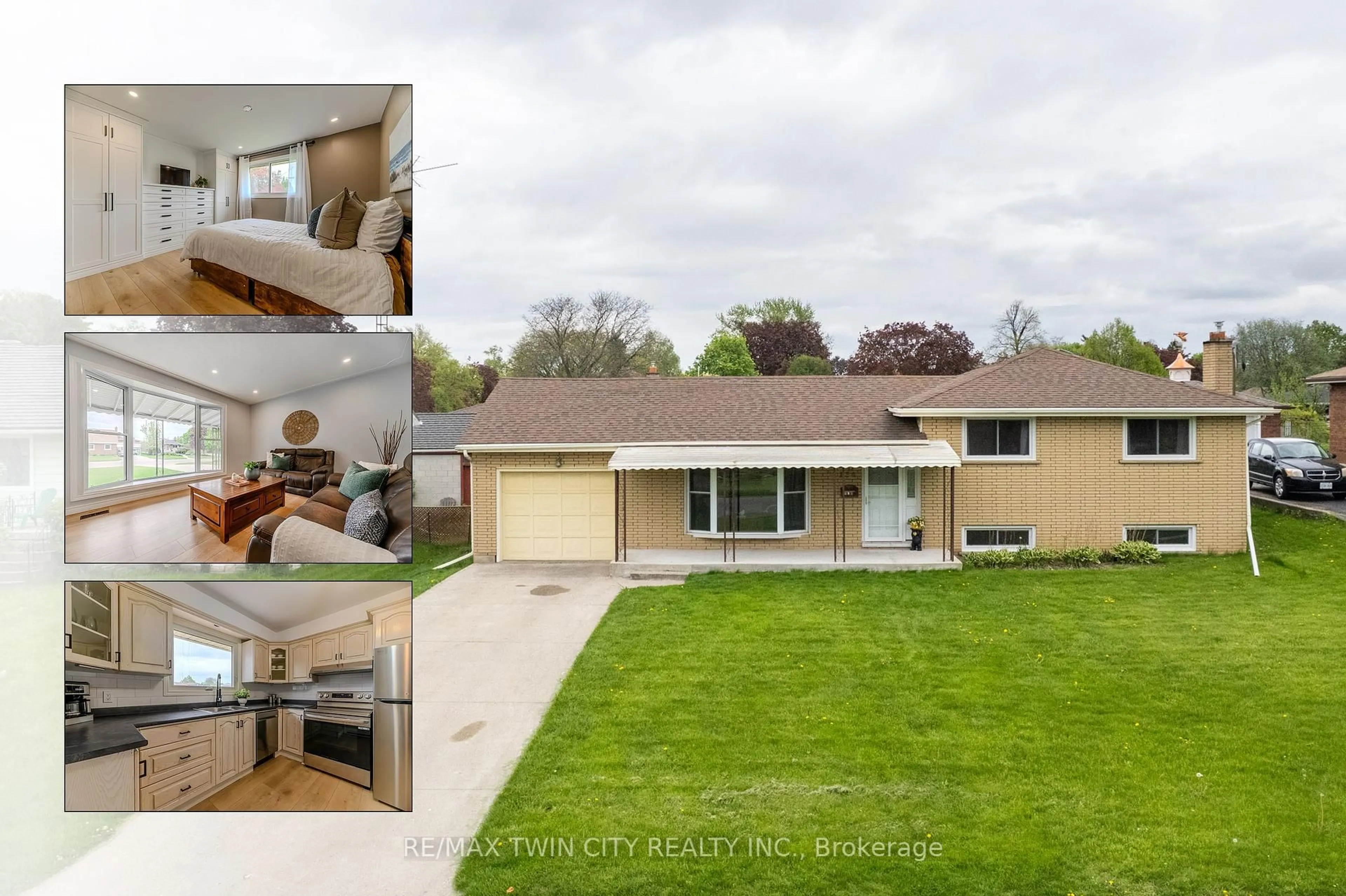 A pic from outside/outdoor area/front of a property/back of a property/a pic from drone, street for 130 Tranquility St, Brantford Ontario N3R 3J1