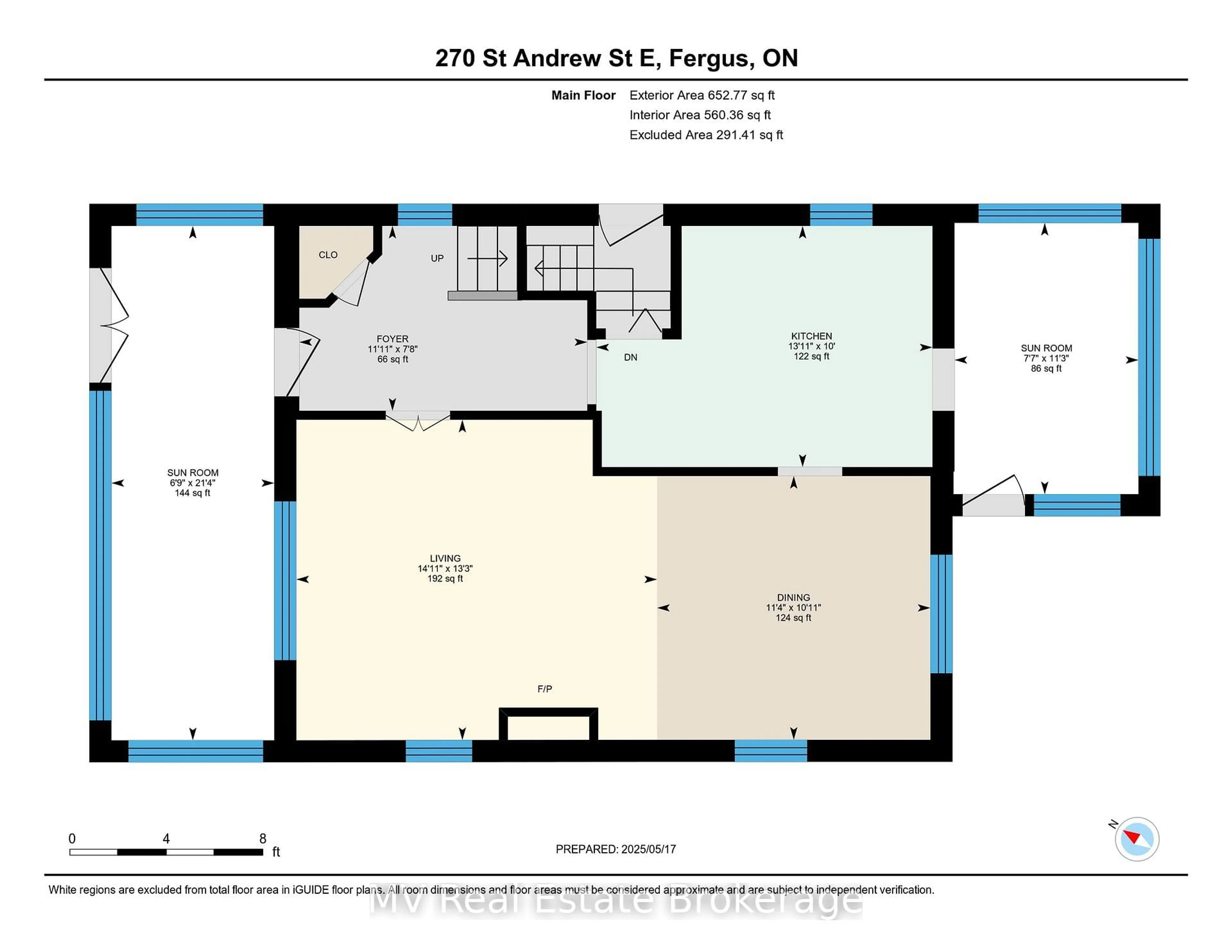Floor plan for 270 St Andrew St, Centre Wellington Ontario N1M 1R1