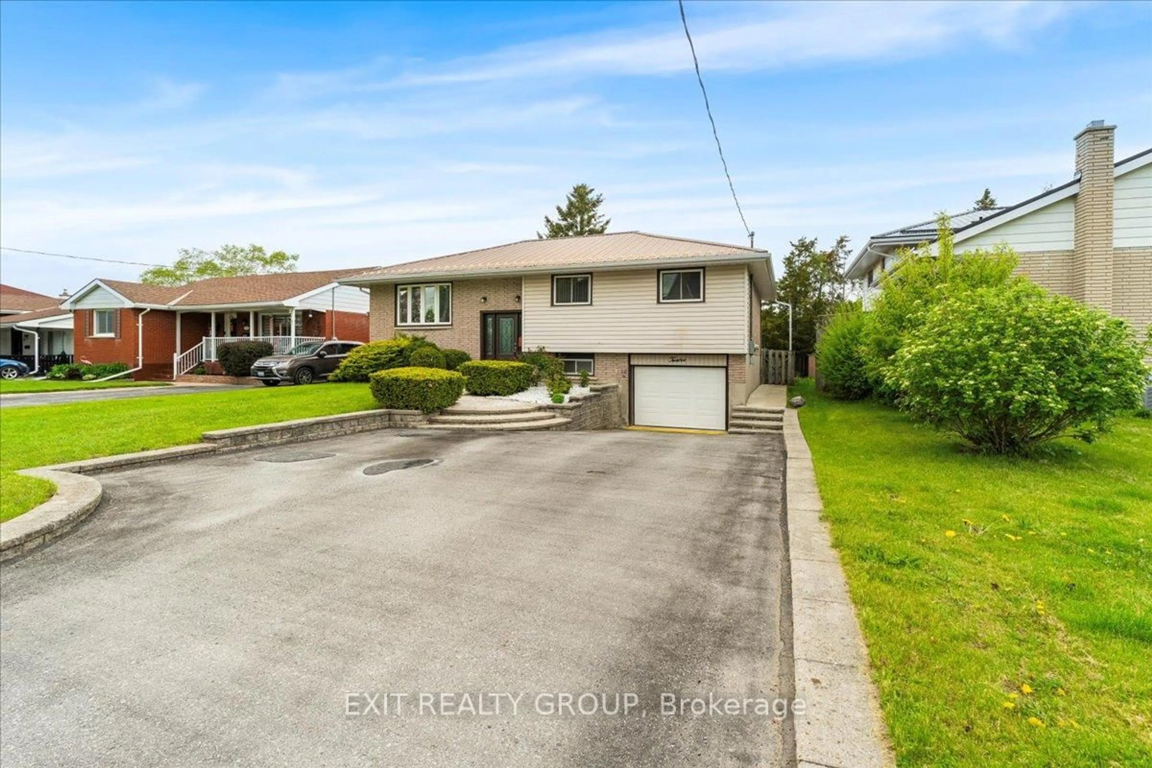 A pic from outside/outdoor area/front of a property/back of a property/a pic from drone, street for 12 Chown Cres, Belleville Ontario K8P 4P9