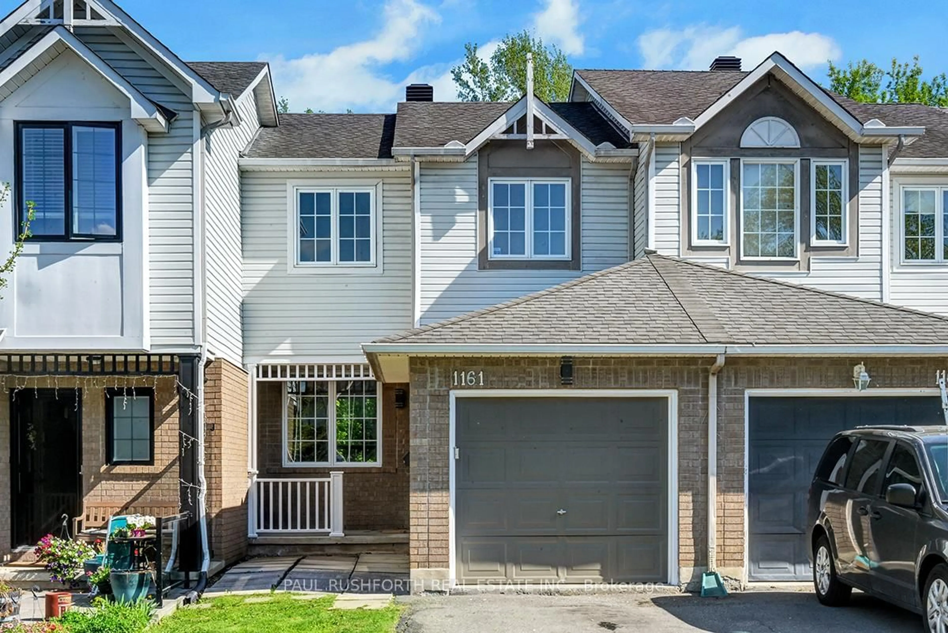 Home with vinyl exterior material, street for 1161 Falconcrest Crt, Orleans Ontario K4A 3Z4