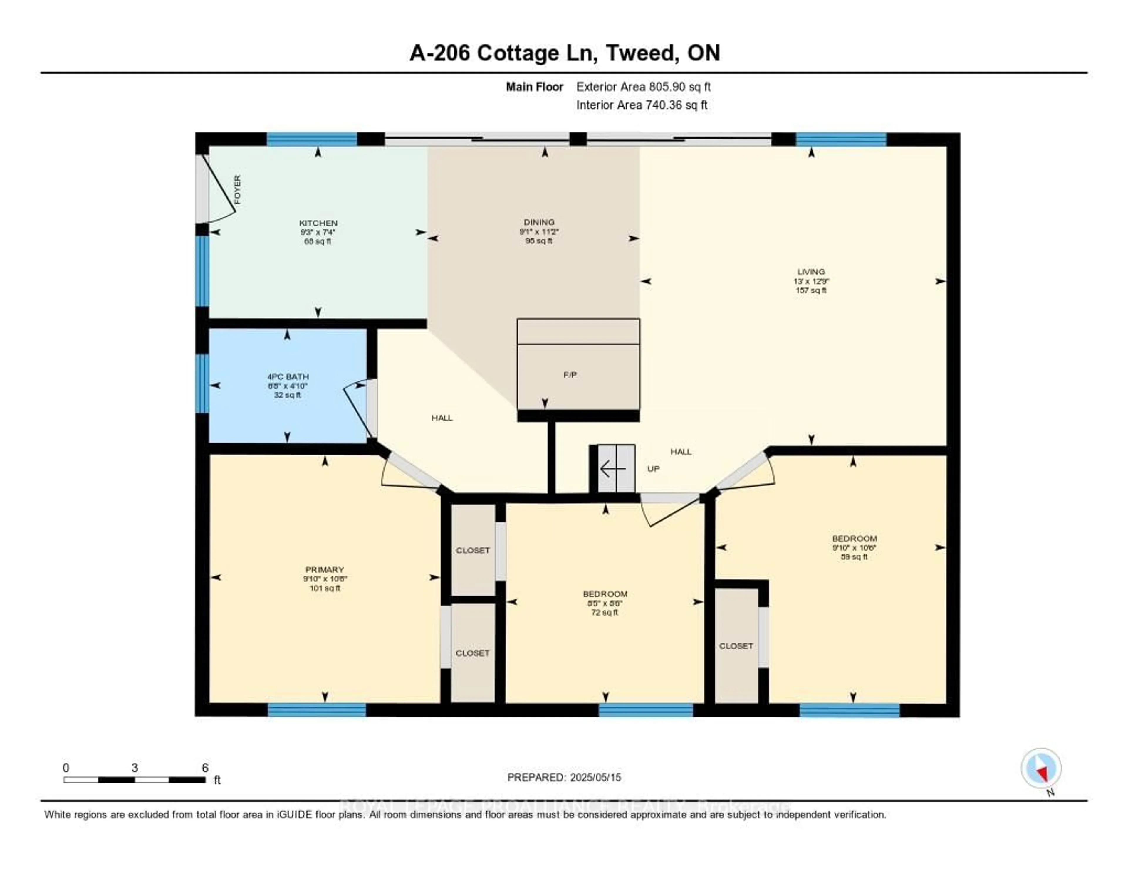 Floor plan for 206 Cottage Lane #A, Tweed Ontario K0K 3J0
