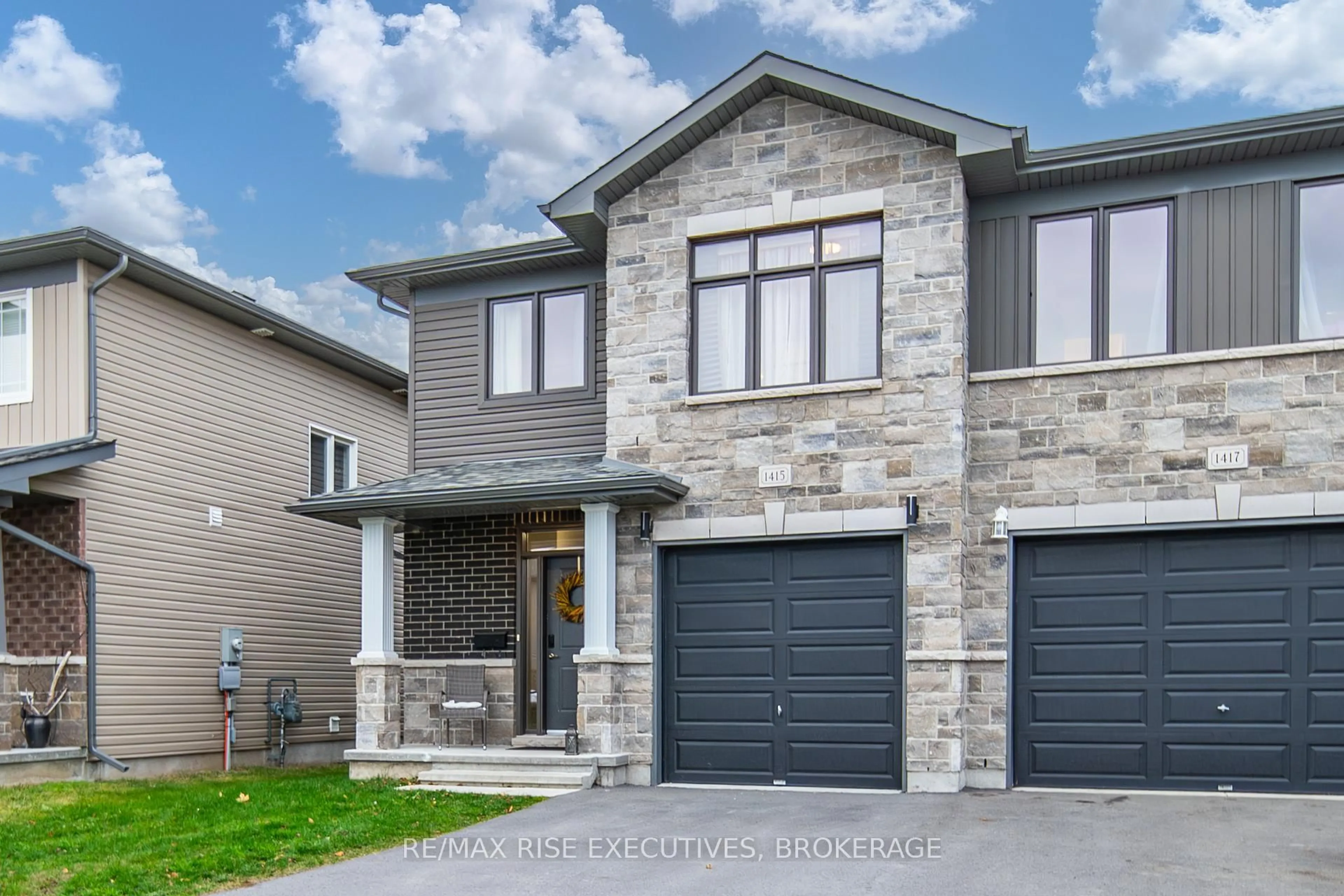 Home with brick exterior material, street for 1415 MONARCH Dr, Kingston Ontario K7P 0R9
