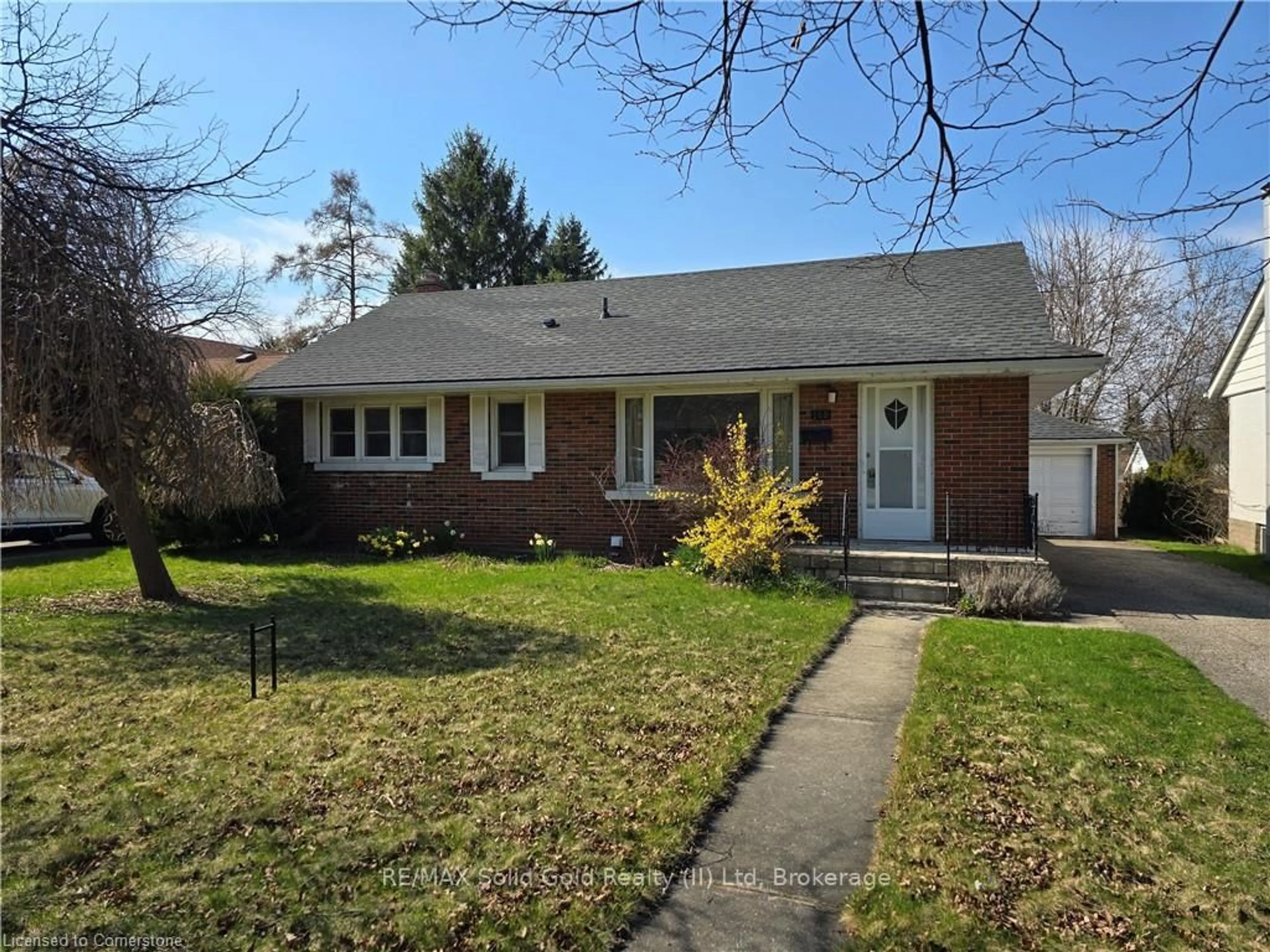Home with brick exterior material, street for 168 Bristol St, Waterloo Ontario N2J 1H1