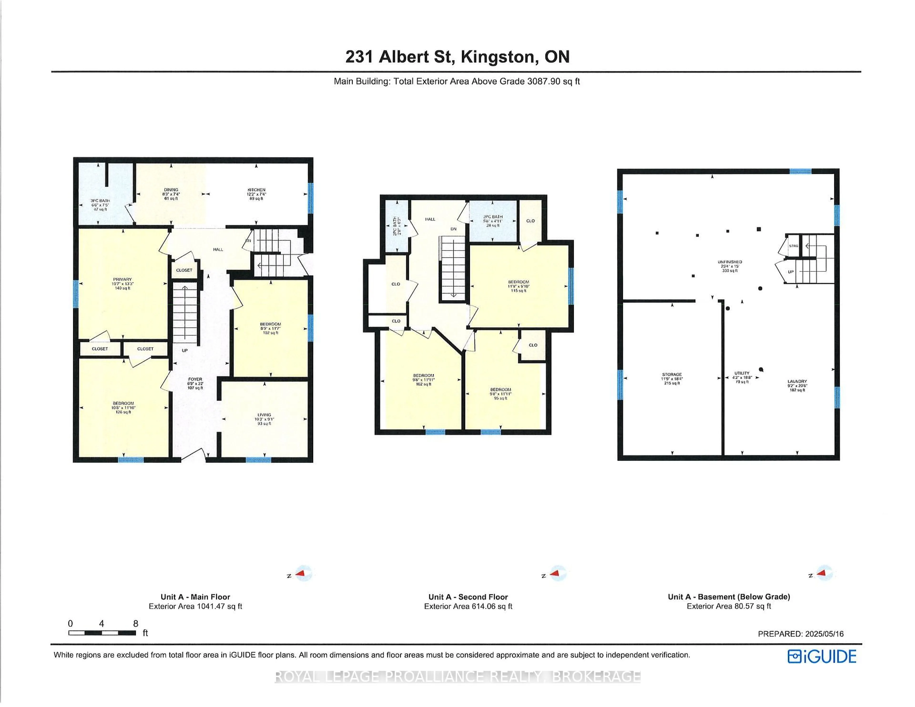 Floor plan for 231 Albert St, Kingston Ontario K7L 3V4