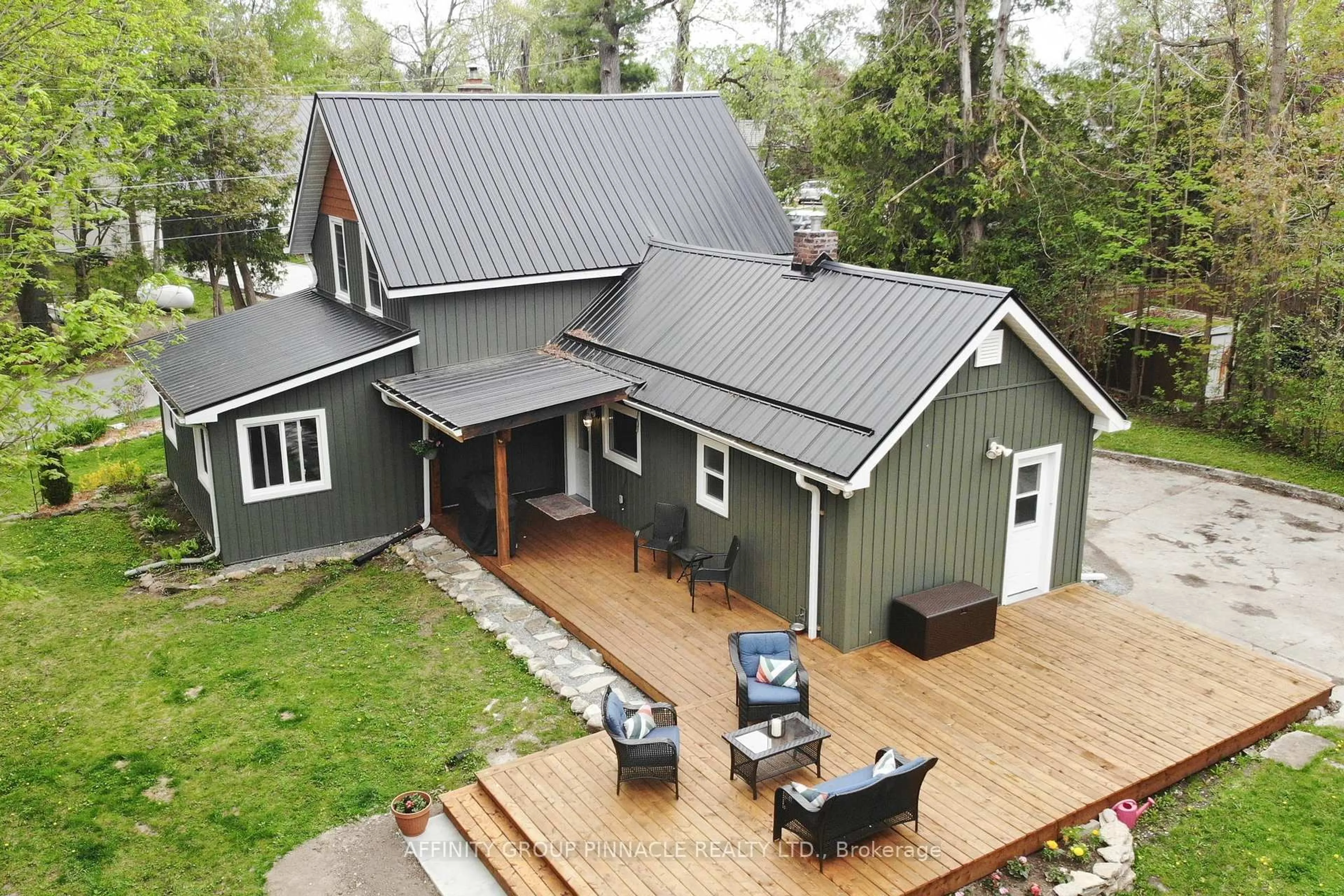 A pic from outside/outdoor area/front of a property/back of a property/a pic from drone, unknown for 13 Jordan St, Kawartha Lakes Ontario K0M 1N0