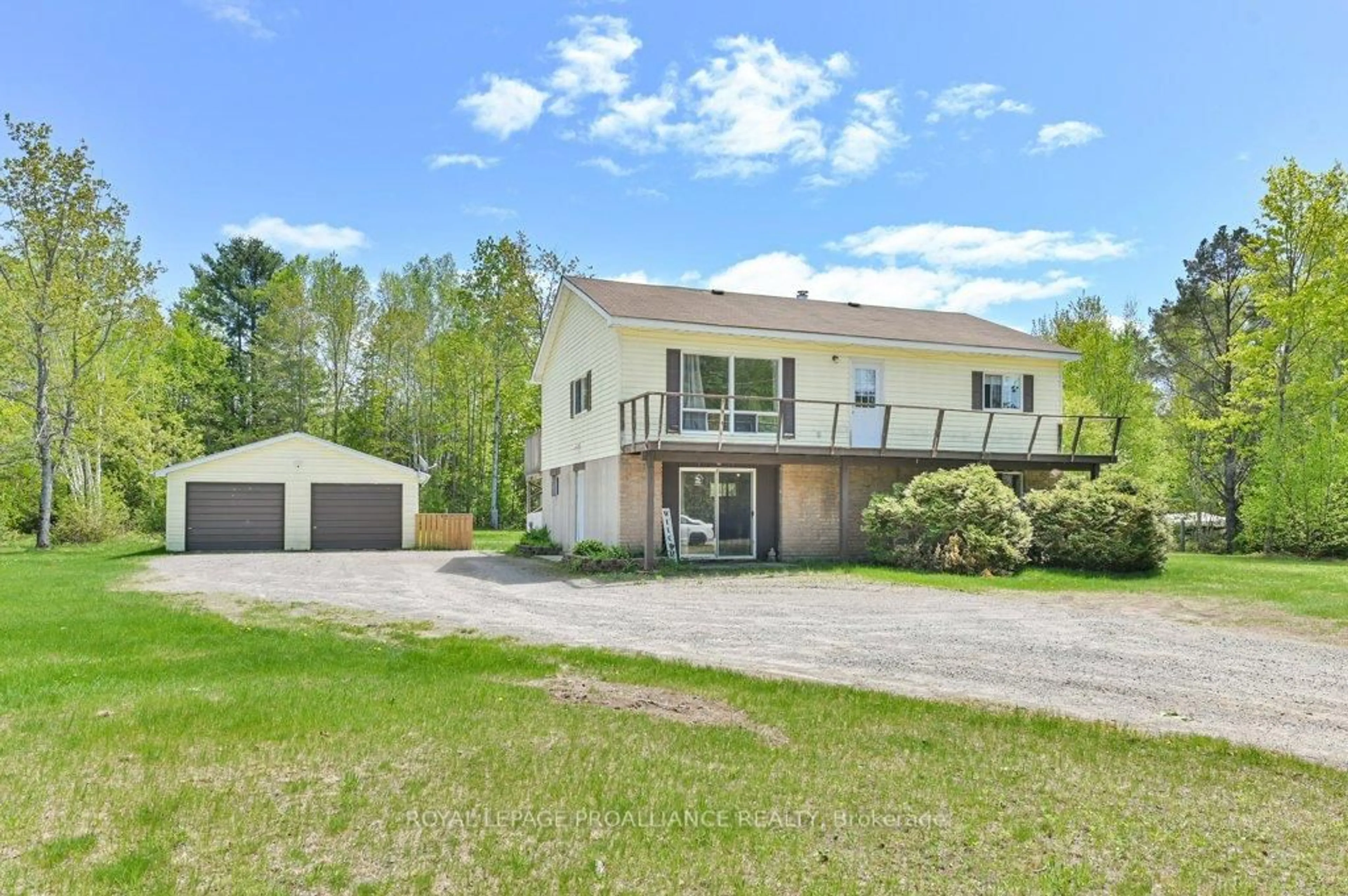 A pic from outside/outdoor area/front of a property/back of a property/a pic from drone, unknown for 50 Denison Dr, Kaladar Ontario K0H 1Z0