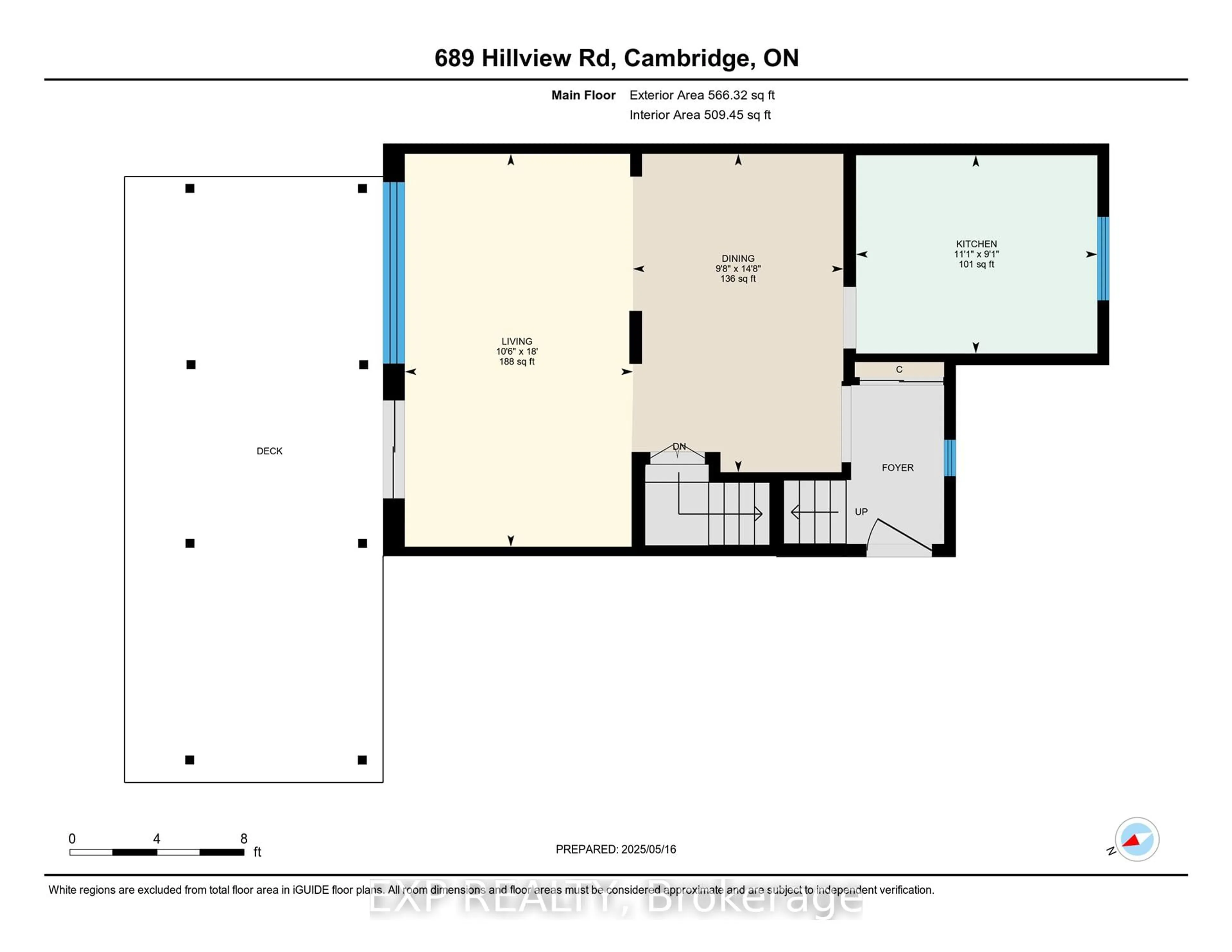 Floor plan for 689 Hillview Rd, Cambridge Ontario N3H 5C3