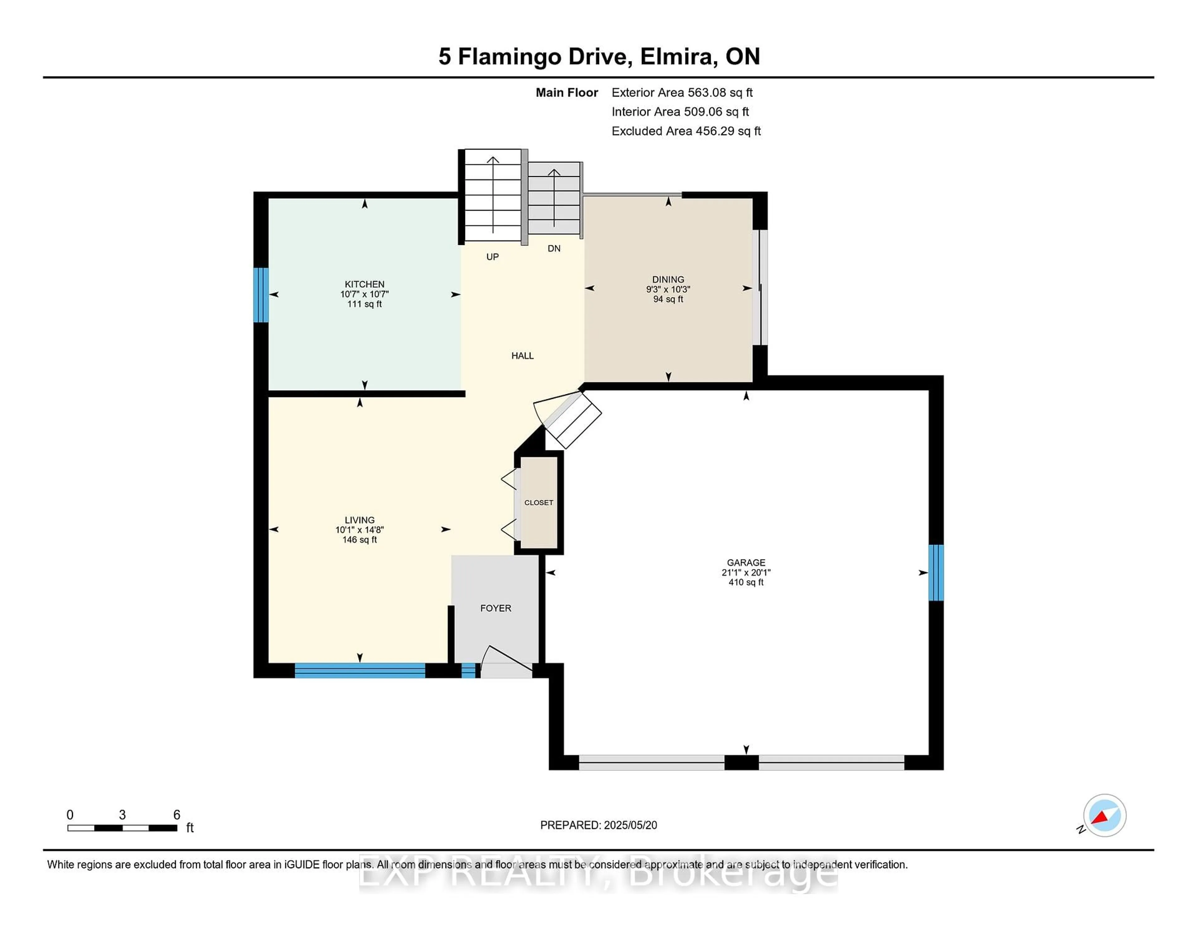 Floor plan for 5 Flamingo Dr, Woolwich Ontario N3B 1V3