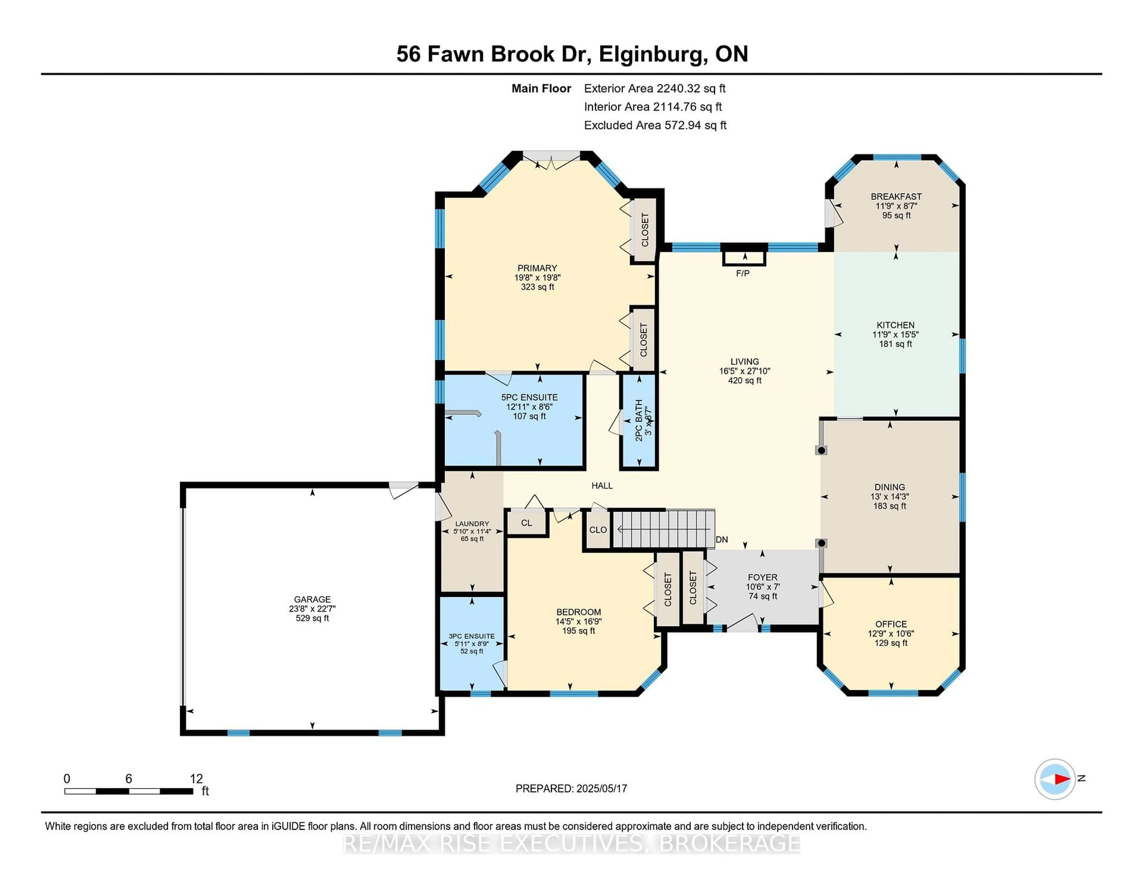 Floor plan for 56 Fawn Brook Dr, Mcdonalds Corners Ontario K0H 1M0