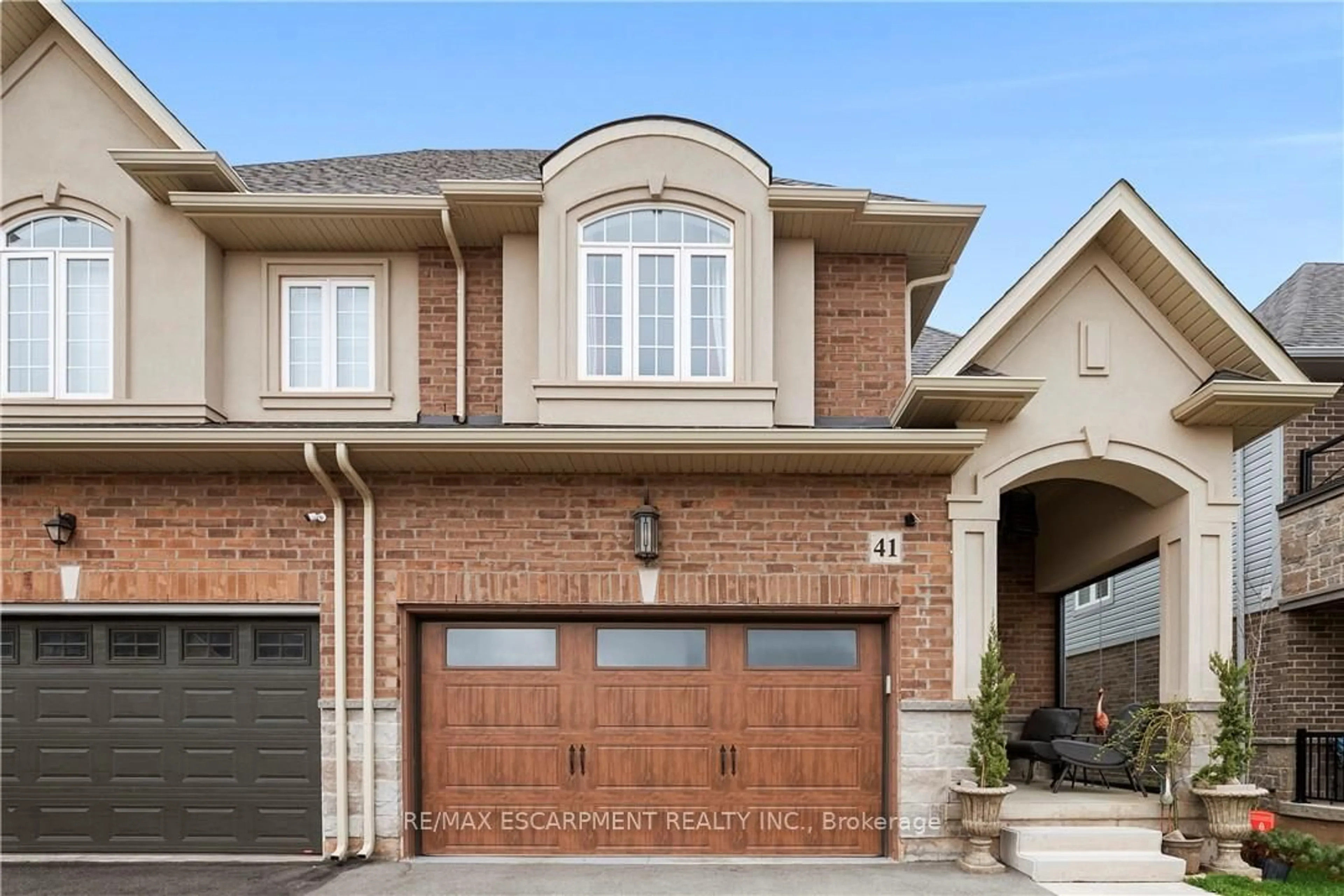 Home with brick exterior material, street for 41 Foothills Lane, Hamilton Ontario L8E 0K1