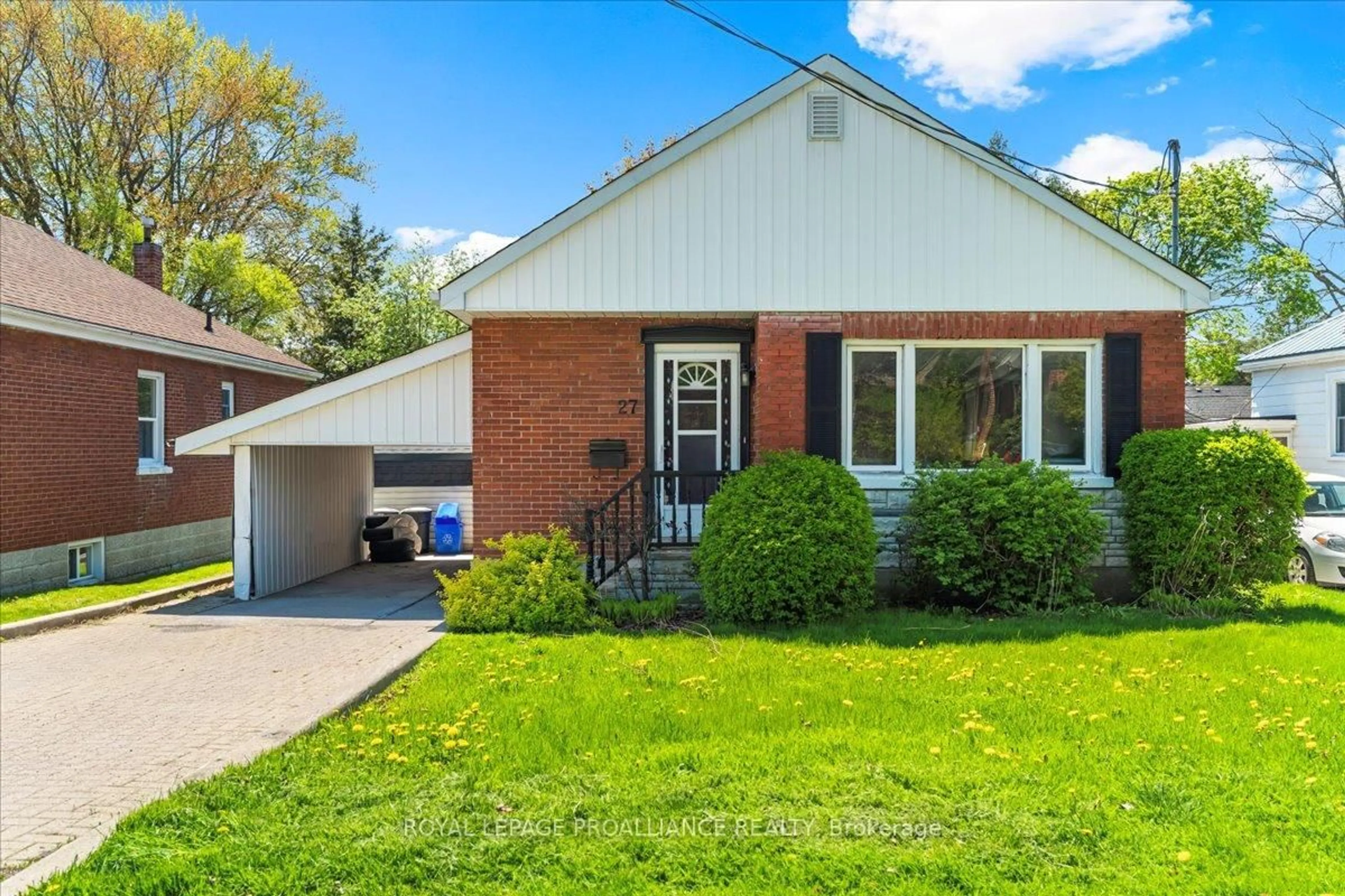 Home with brick exterior material, street for 27 Crestview Ave, Belleville Ontario K8N 1W4