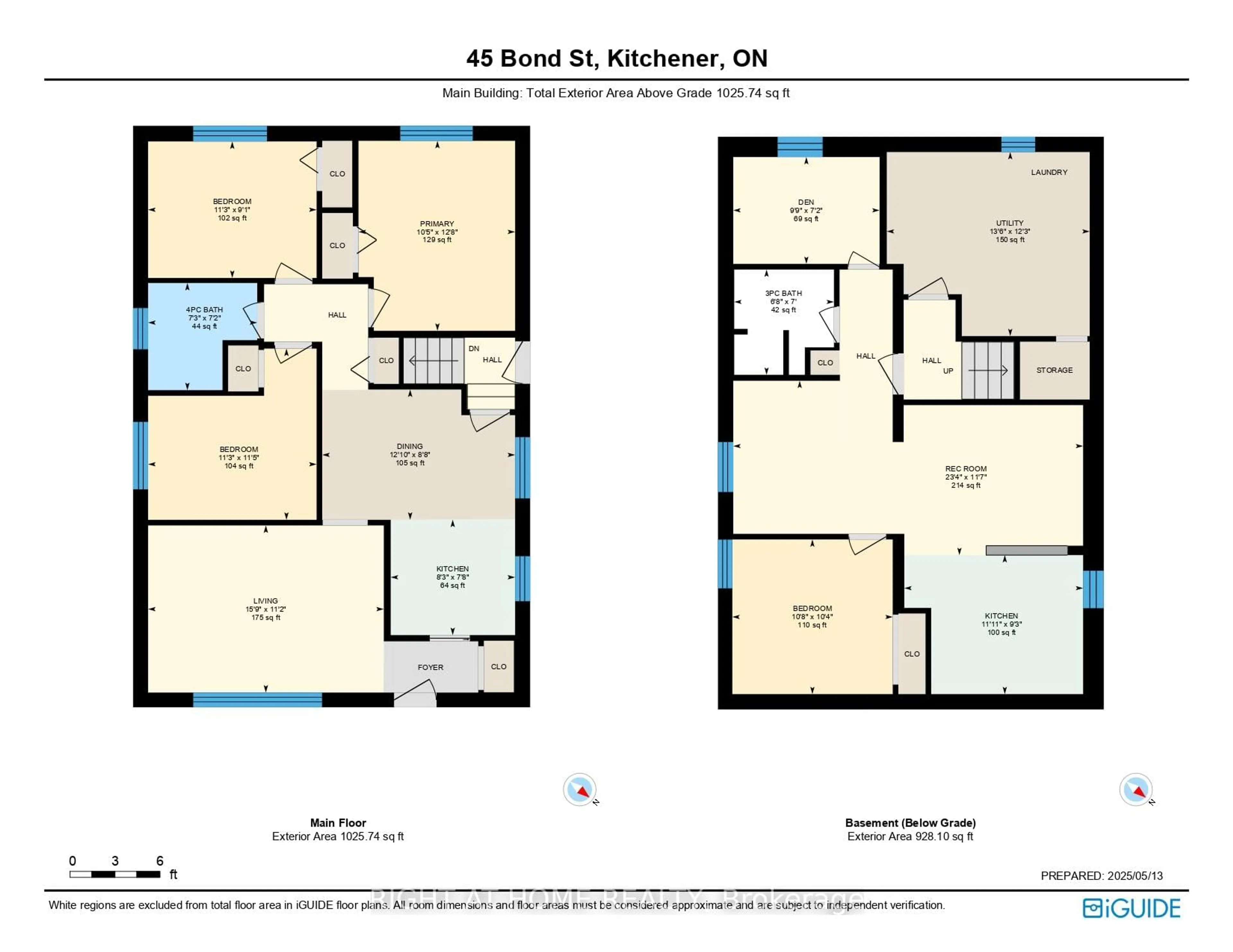 Floor plan for 45 Bond St, Kitchener Ontario N2H 4S4