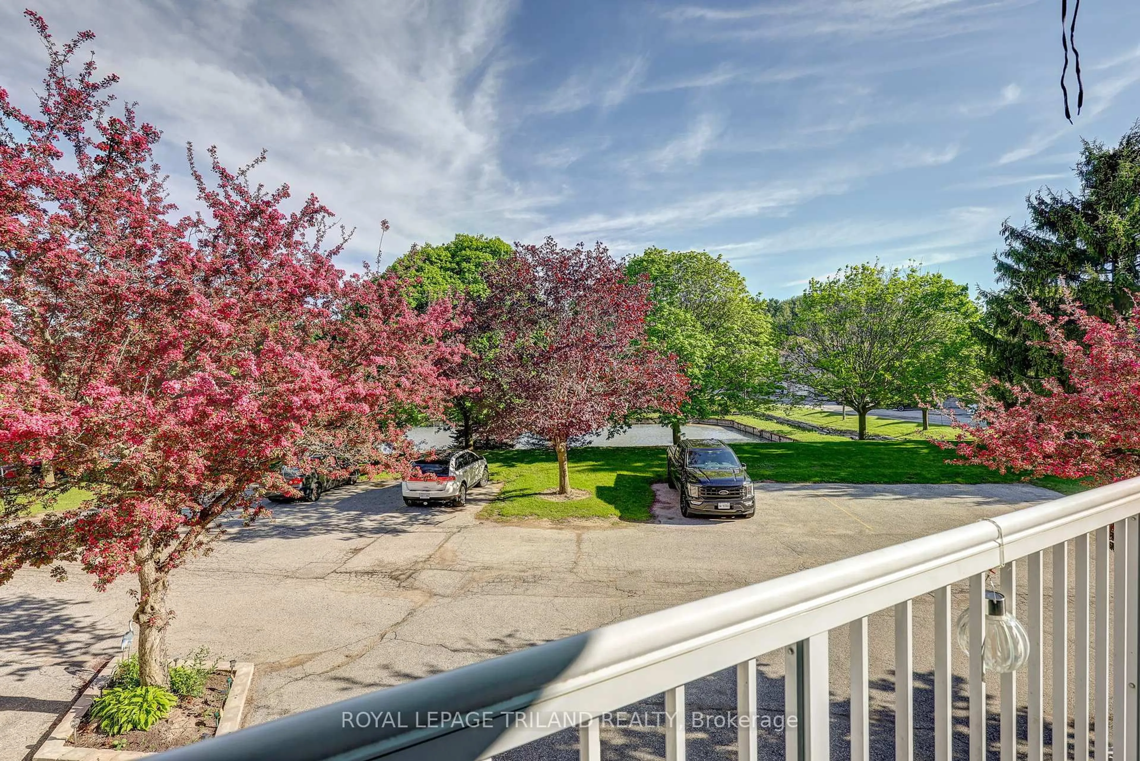 A pic from outside/outdoor area/front of a property/back of a property/a pic from drone, water/lake/river/ocean view for 301 Carlow Rd #6, Central Elgin Ontario N5L 1B7