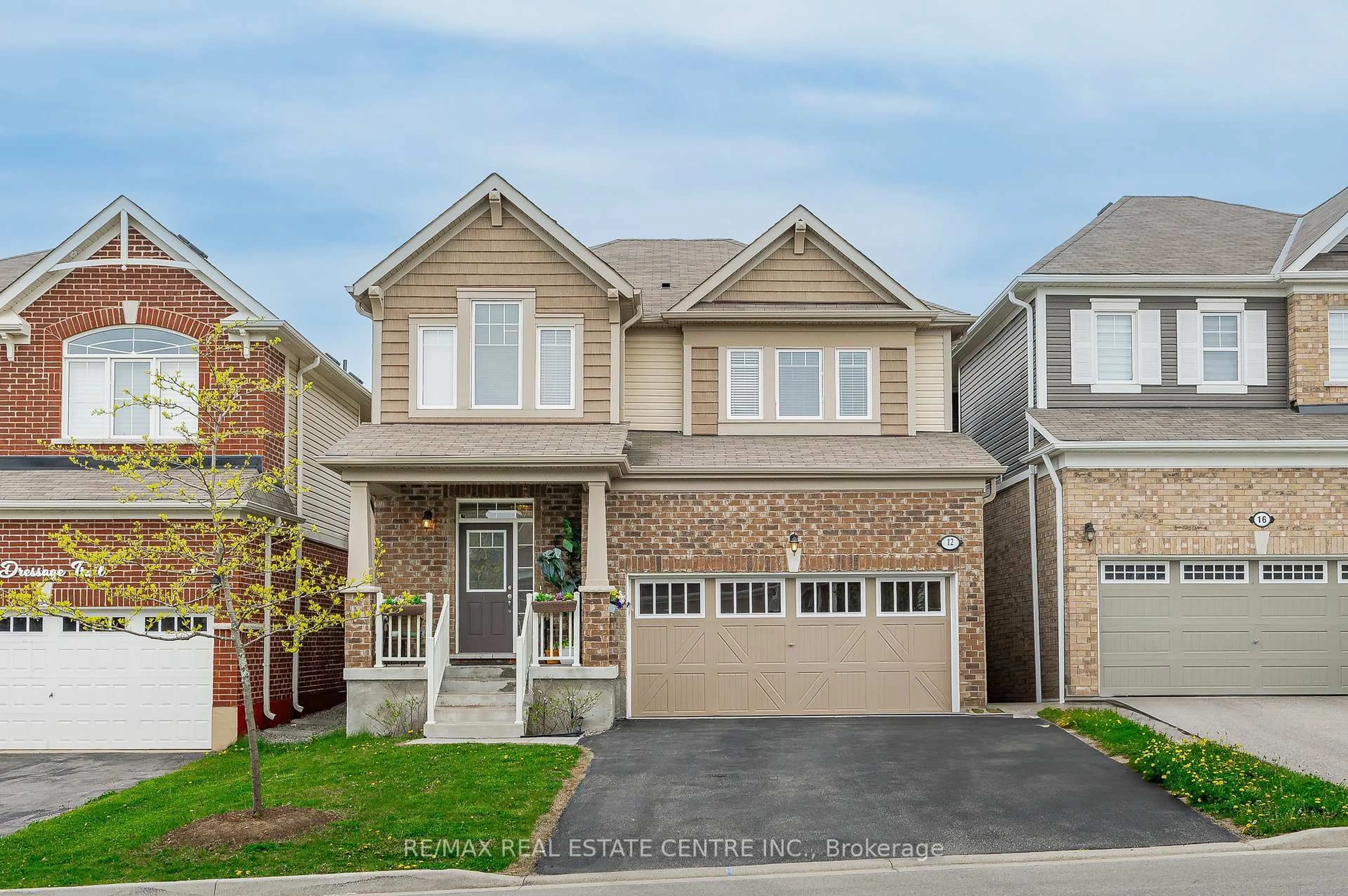 Home with brick exterior material, street for 12 Dressage Tr, Cambridge Ontario N3E 0C3