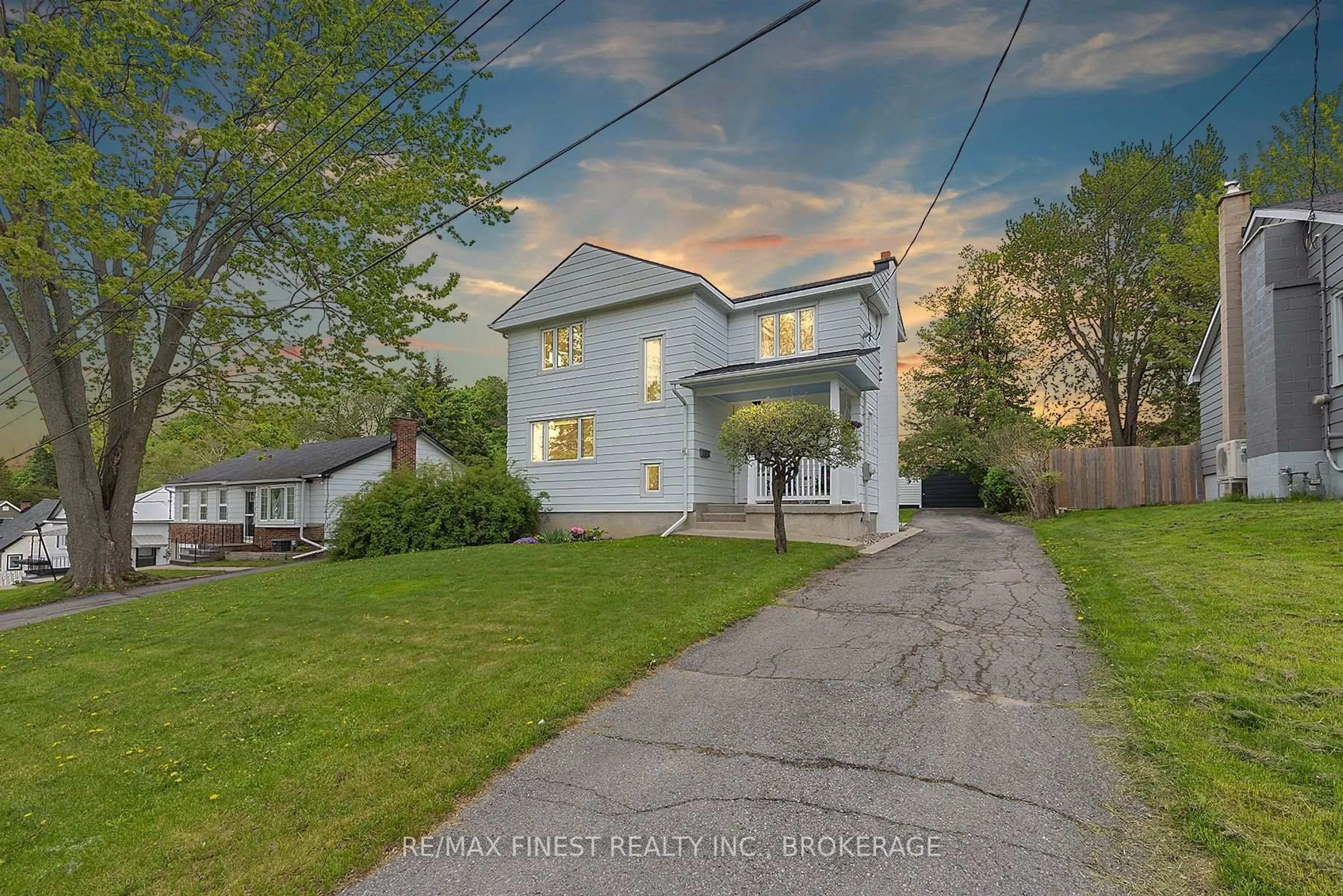 A pic from outside/outdoor area/front of a property/back of a property/a pic from drone, street for 81 Florence St, Kingston Ontario K7M 1Y5