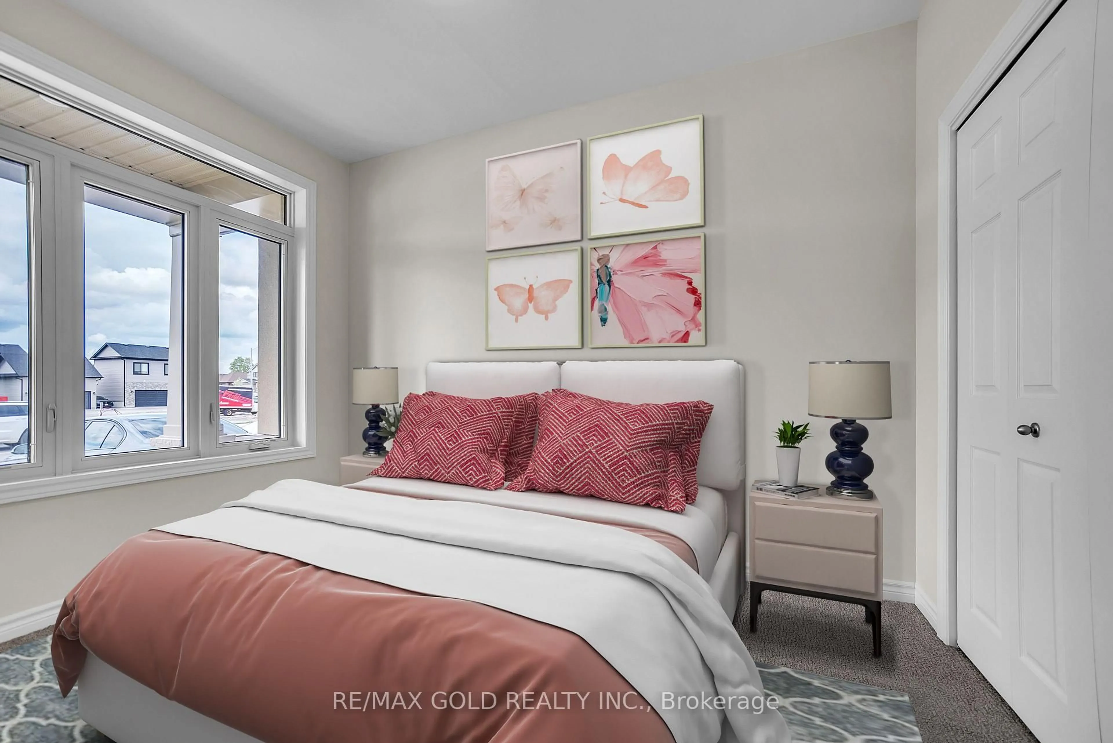 Bedroom with bed, unknown for 92 Athabaska Dr, Belleville Ontario K8N 0T2