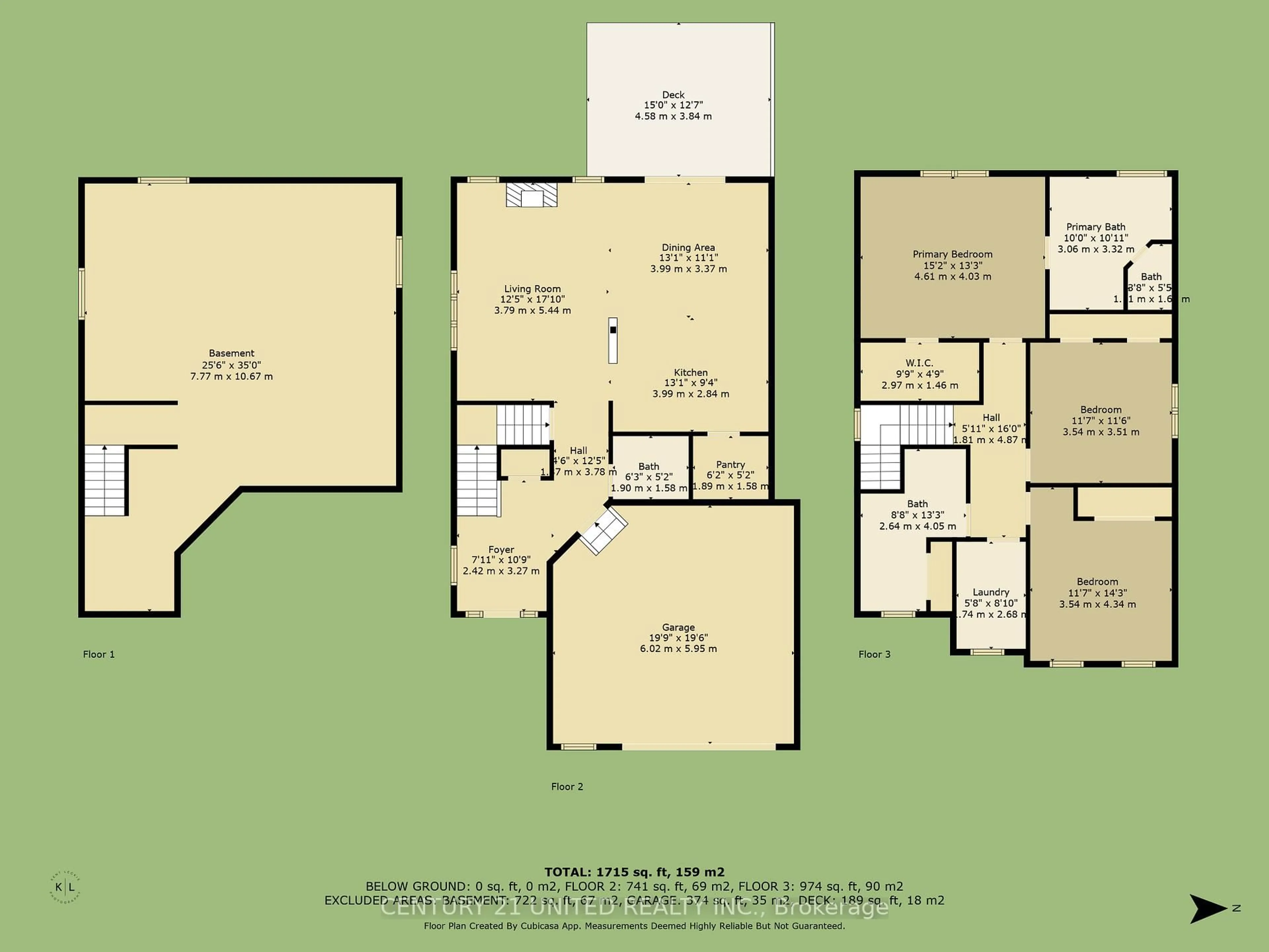 Floor plan for 451 Raymond St, Peterborough North Ontario K9H 7P3