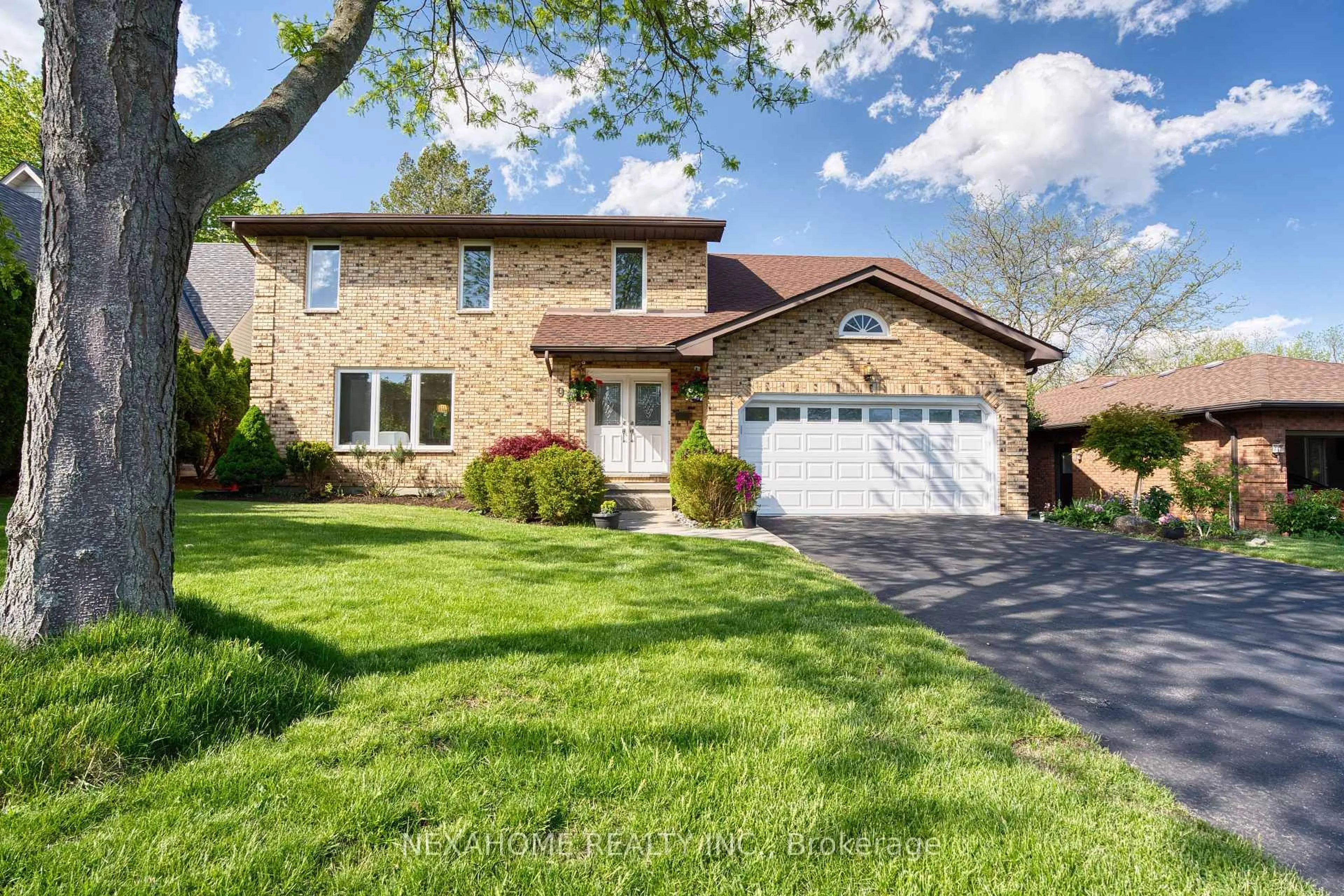 Home with brick exterior material, street for 9 Ullswater Cres, London North Ontario N6G 4L4